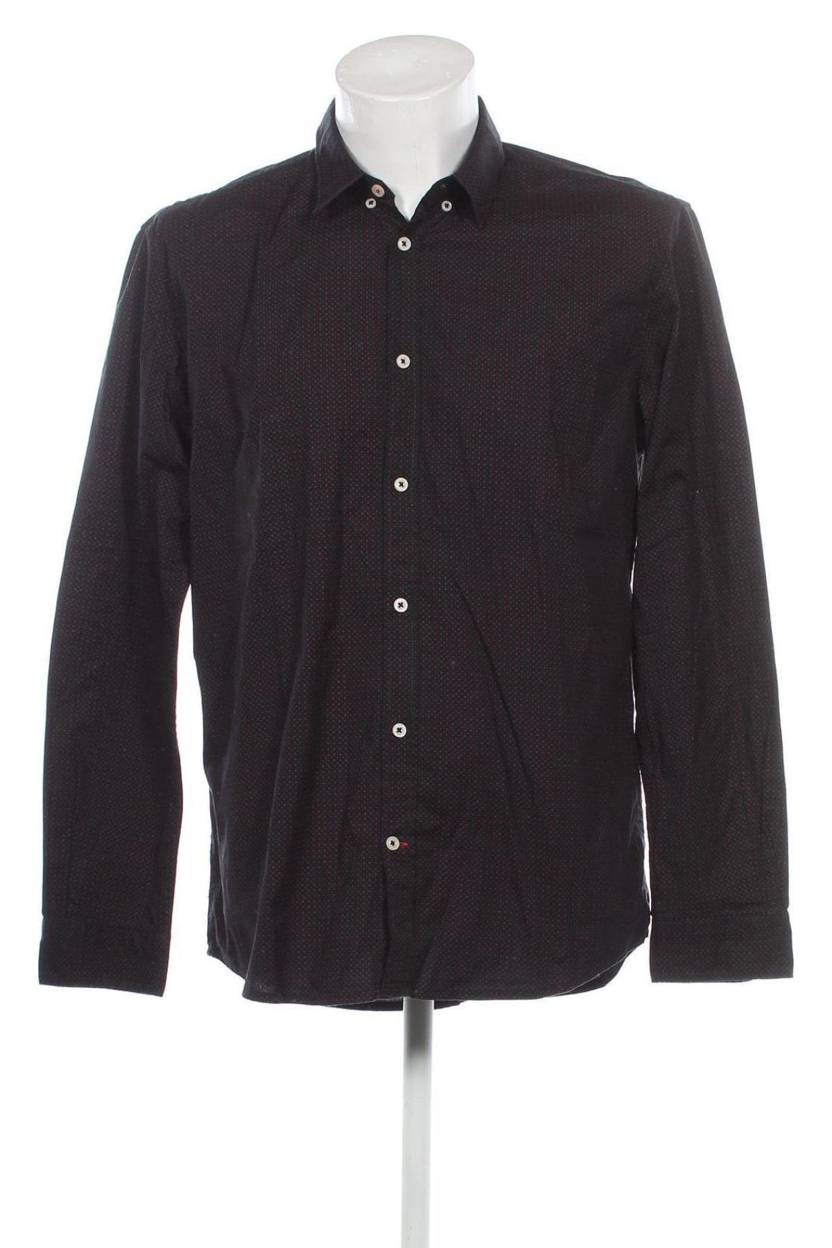 Мъжка риза Tom Tailor, Размер XL, Цвят Черен, Цена 16,71 лв.