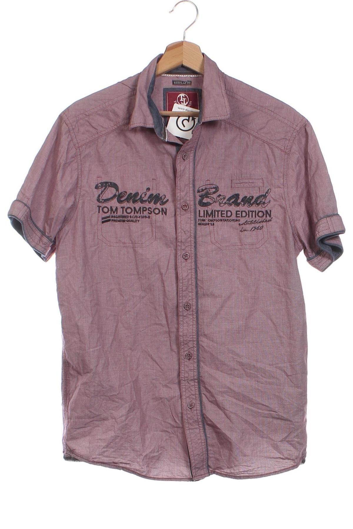 Мъжка риза Tom Tompson, Размер M, Цвят Розов, Цена 11,60 лв.