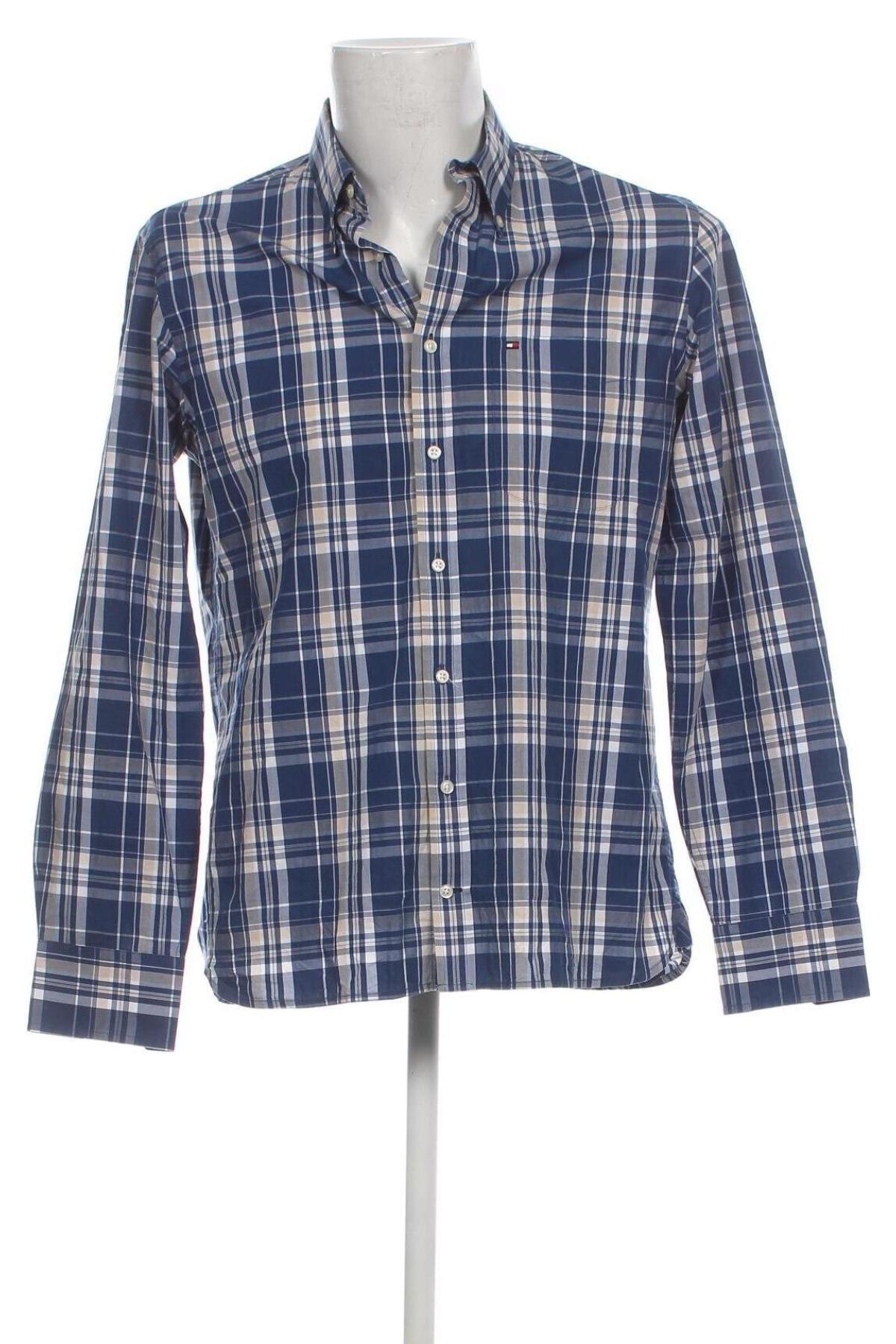 Ανδρικό πουκάμισο Tommy Hilfiger, Μέγεθος M, Χρώμα Πολύχρωμο, Τιμή 23,20 €