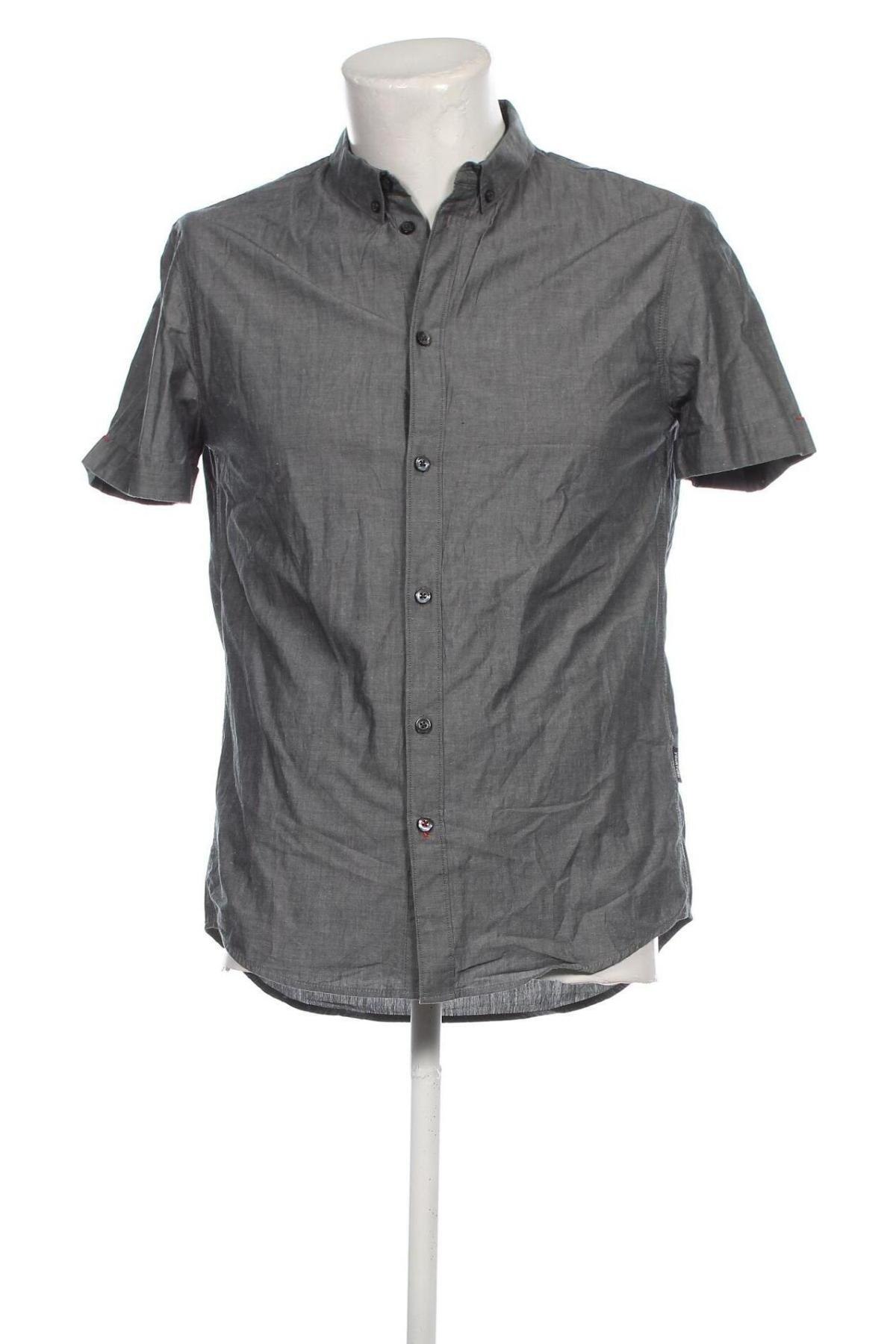Ανδρικό πουκάμισο Your Turn, Μέγεθος S, Χρώμα Γκρί, Τιμή 9,88 €