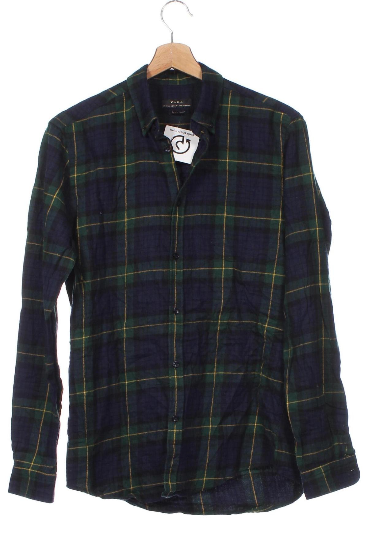 Herrenhemd Zara, Größe S, Farbe Mehrfarbig, Preis € 4,73