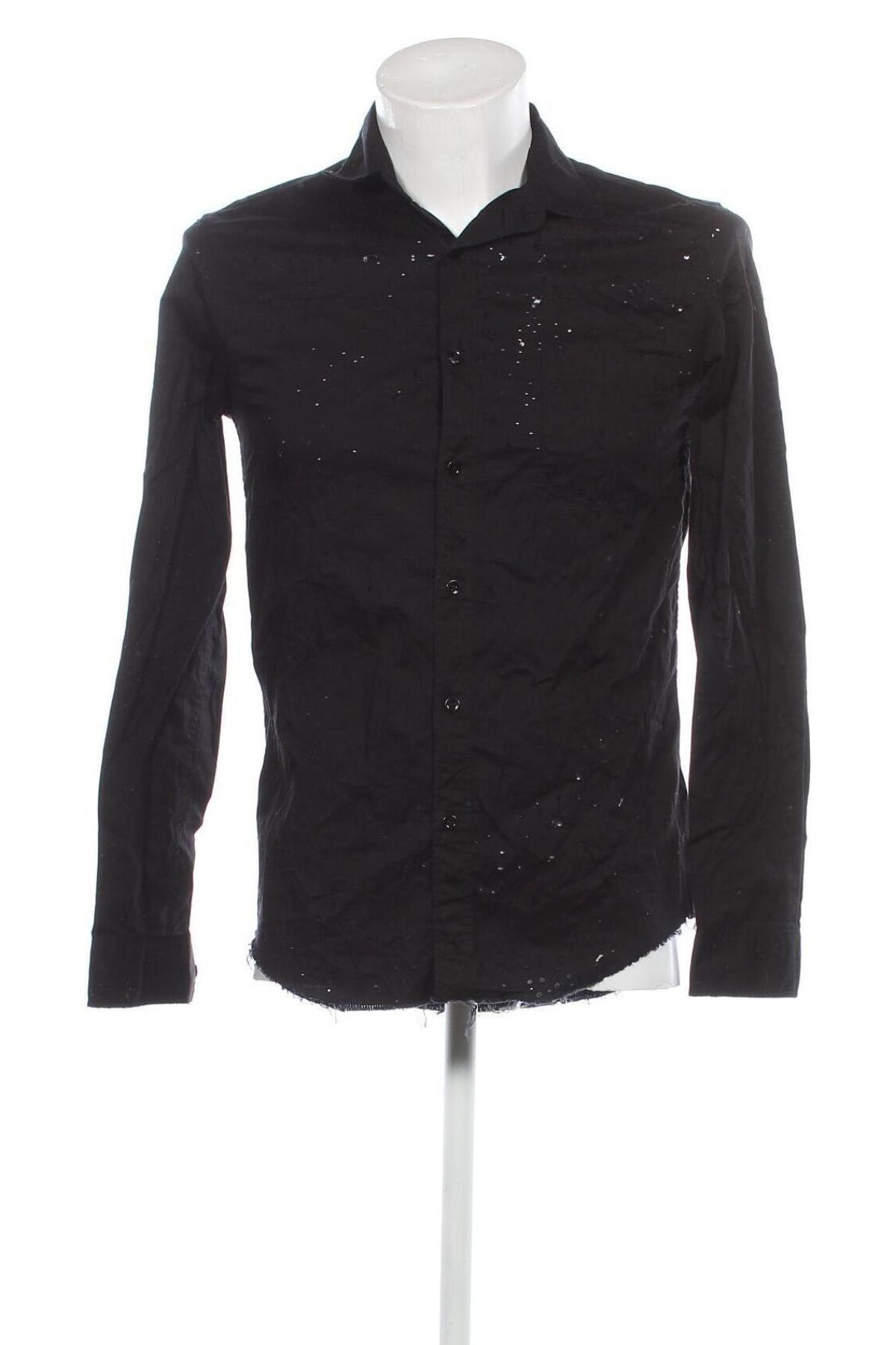Herrenhemd Zara Man, Größe S, Farbe Schwarz, Preis € 23,66