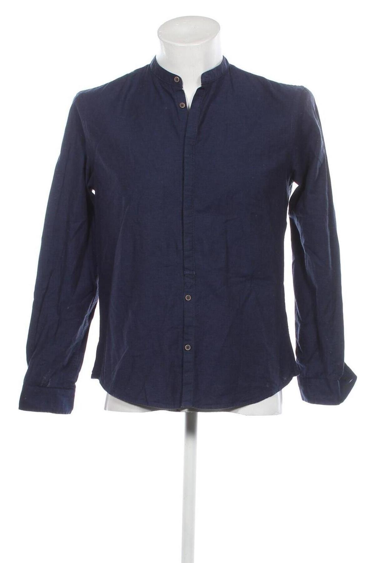 Ανδρικό πουκάμισο Zara Man, Μέγεθος M, Χρώμα Μπλέ, Τιμή 21,03 €