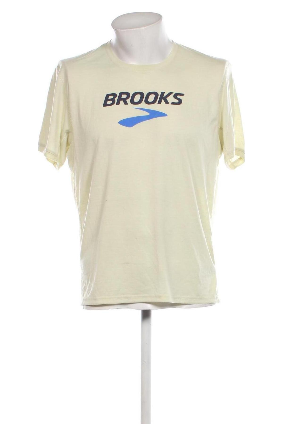 Ανδρικό t-shirt Brooks, Μέγεθος L, Χρώμα Πράσινο, Τιμή 15,98 €