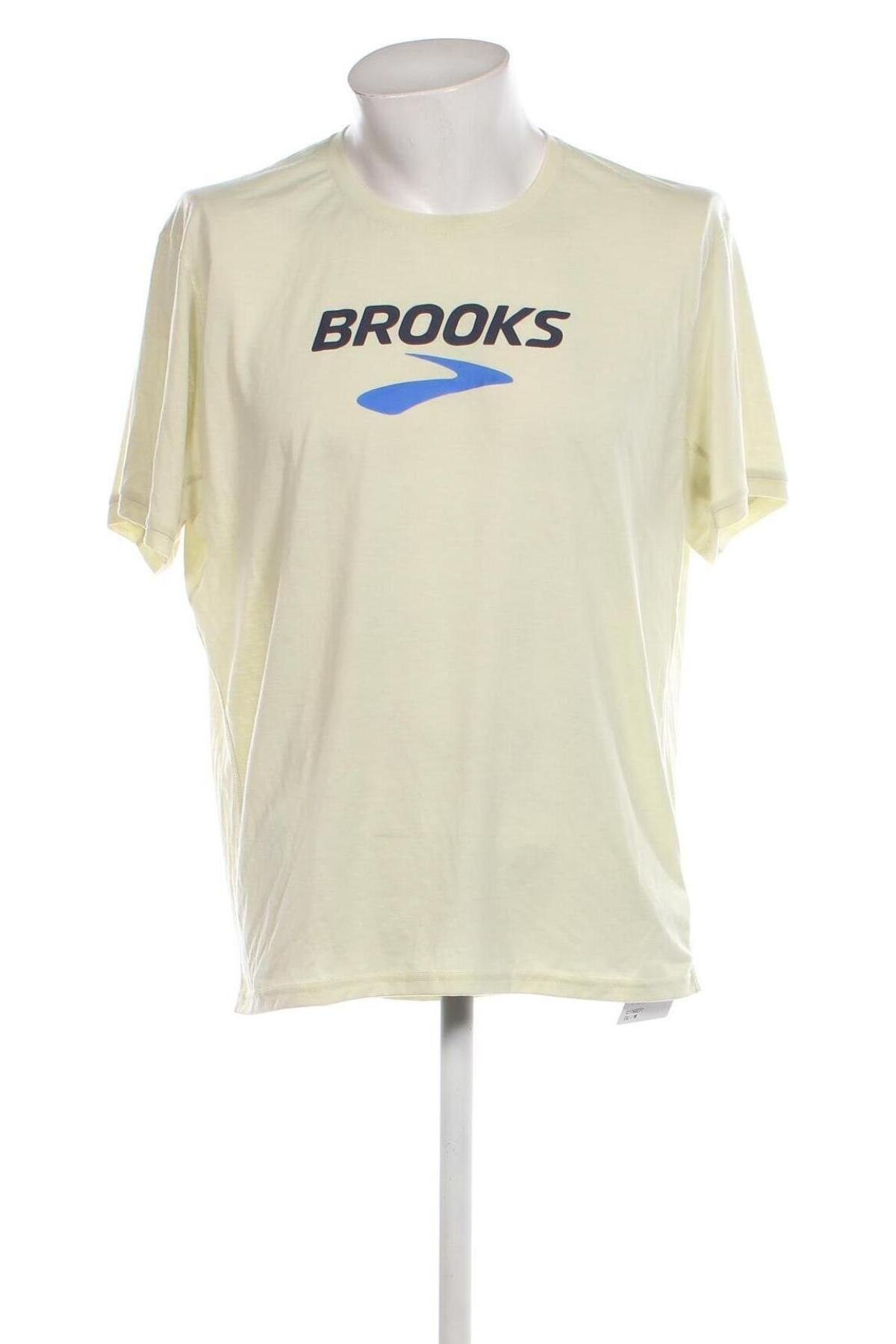 Męski T-shirt Brooks, Rozmiar XL, Kolor Zielony, Cena 82,63 zł