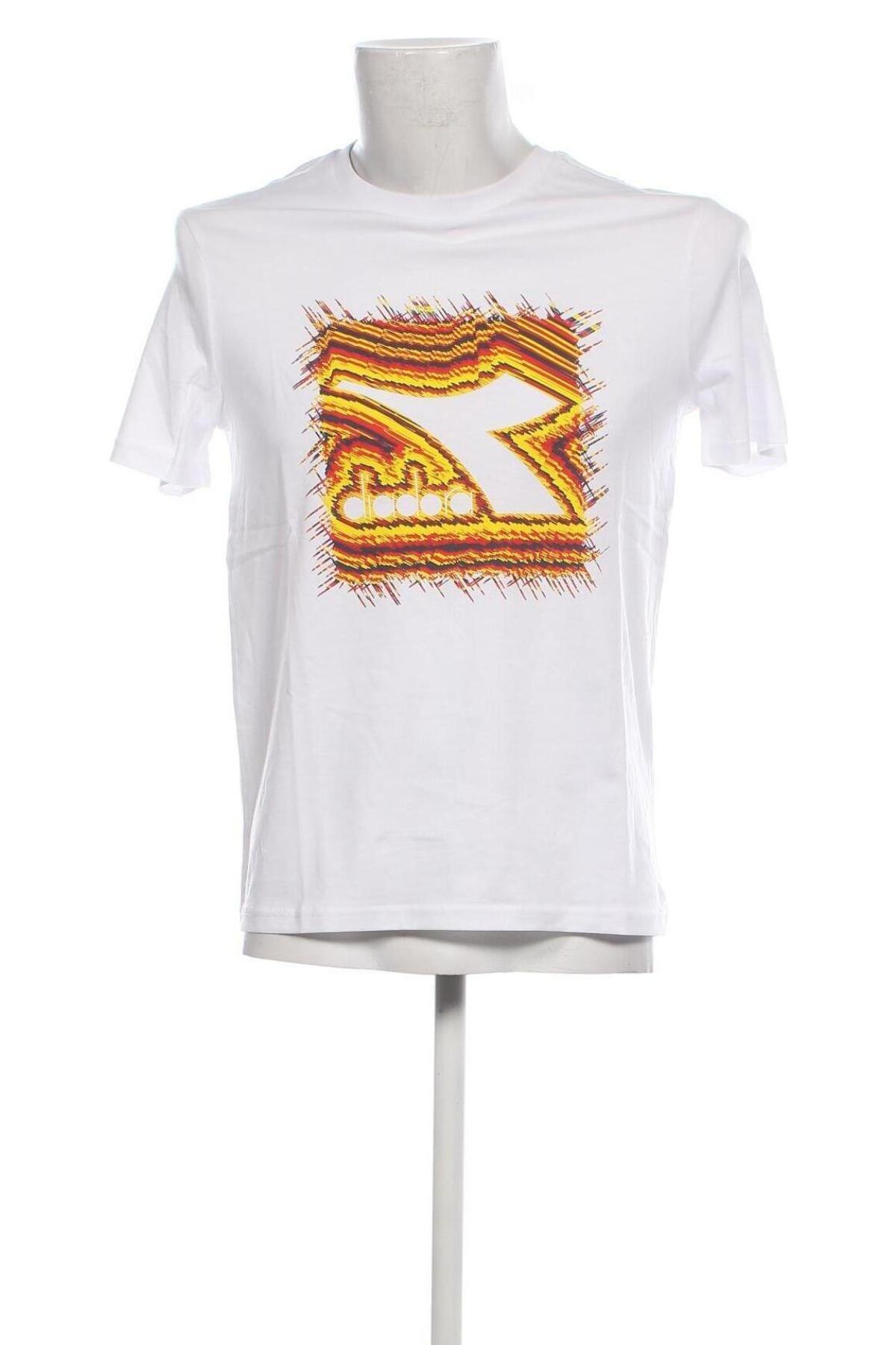 Herren T-Shirt Diadora, Größe S, Farbe Weiß, Preis € 28,87