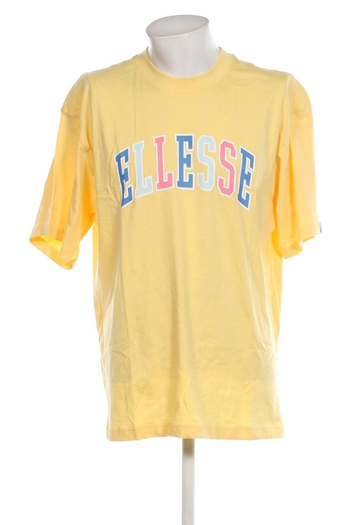 Ανδρικό t-shirt Ellesse, Μέγεθος XL, Χρώμα Κίτρινο, Τιμή 15,98 €