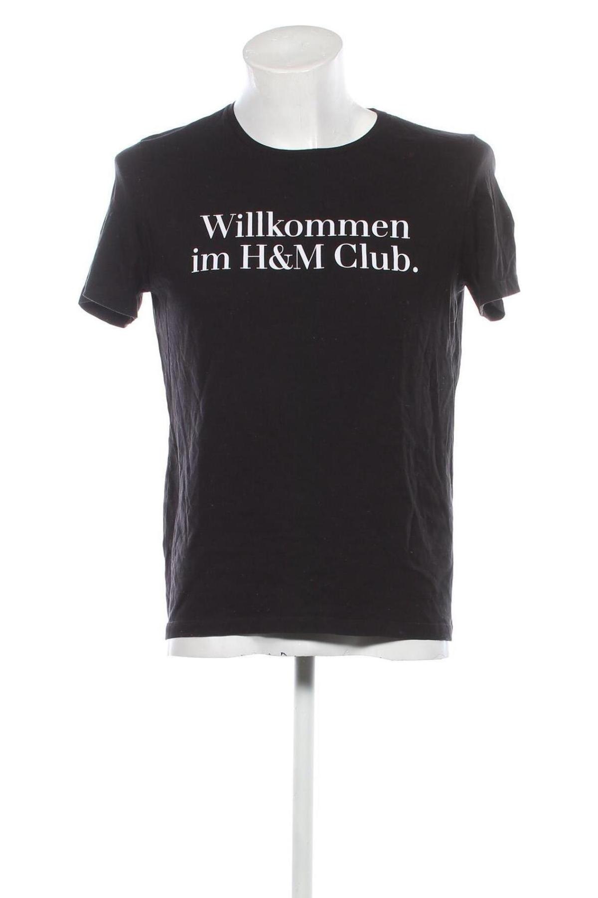 Pánske tričko  H&M, Veľkosť M, Farba Čierna, Cena  8,00 €