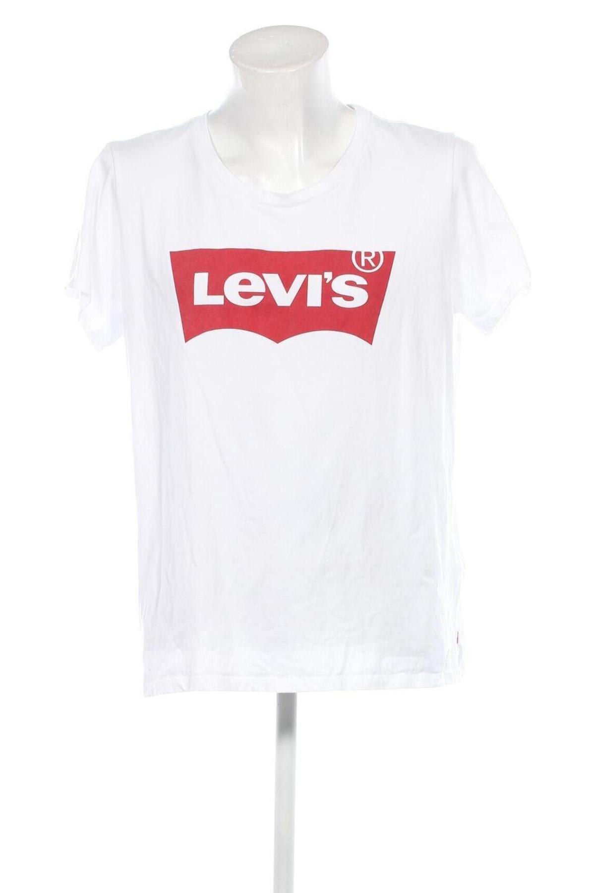 Мъжка тениска Levi's, Размер XXL, Цвят Бял, Цена 44,80 лв.