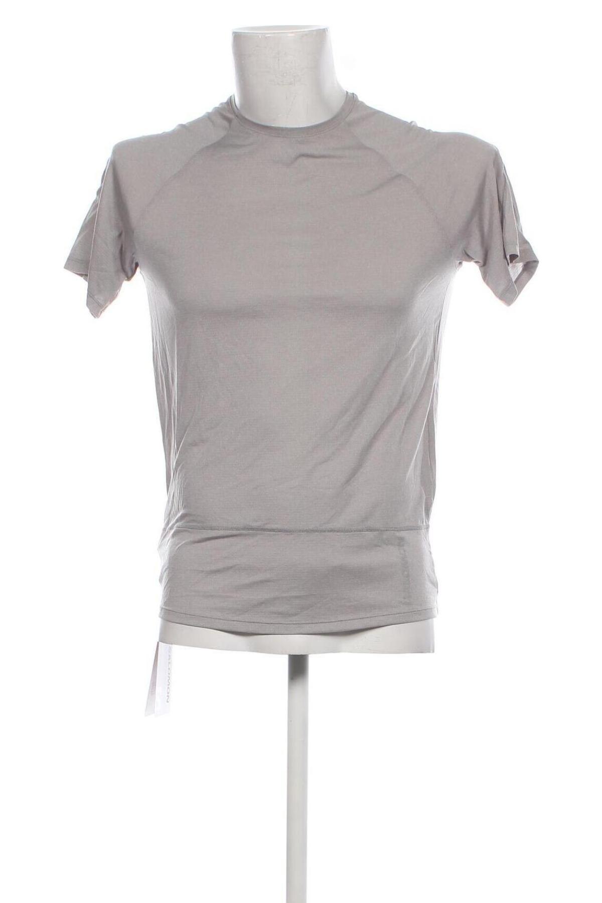Ανδρικό t-shirt Salomon, Μέγεθος S, Χρώμα Γκρί, Τιμή 14,84 €
