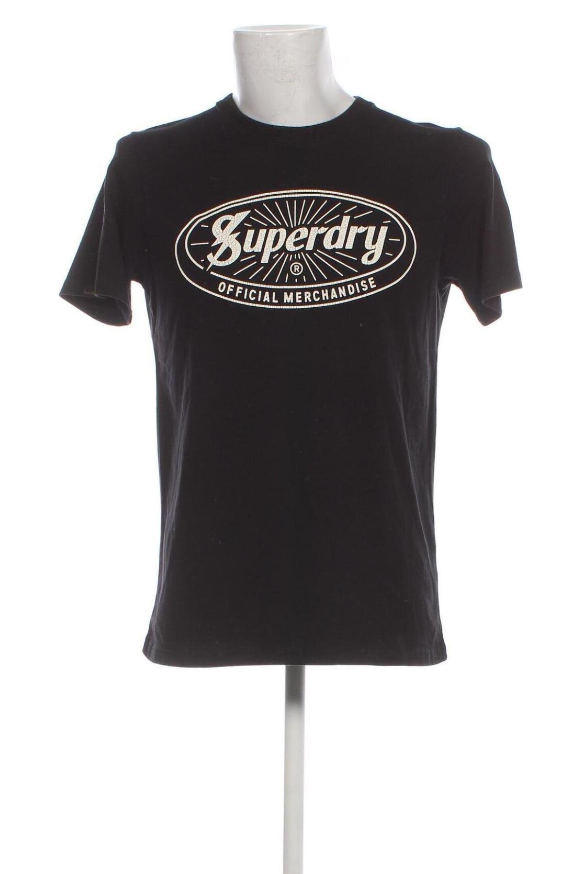 Tricou de bărbați Superdry, Mărime M, Culoare Negru, Preț 131,58 Lei