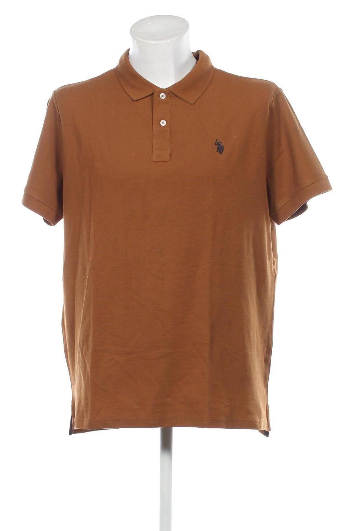 Tricou de bărbați U.S. Polo Assn., Mărime XXL, Culoare Maro, Preț 144,63 Lei