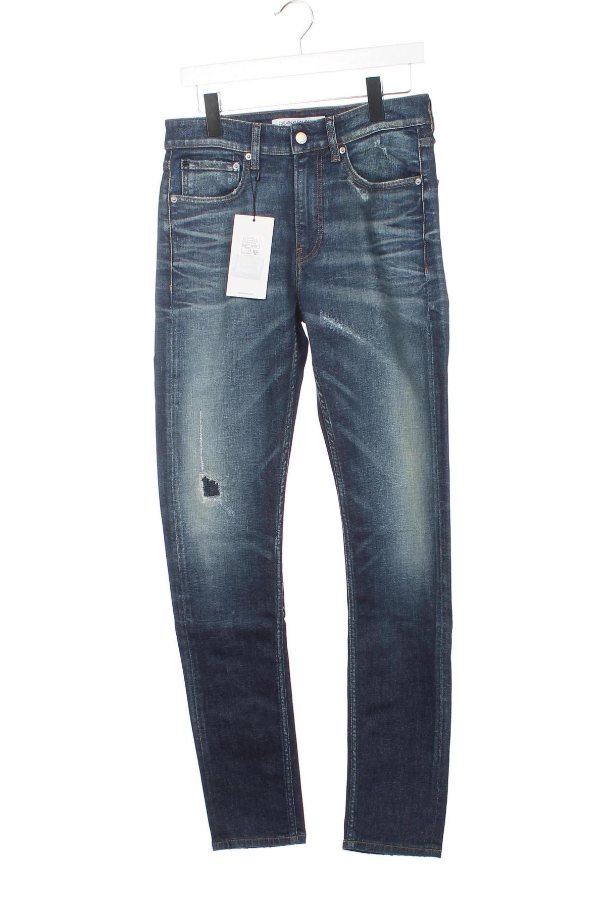 Blugi de bărbați Calvin Klein Jeans, Mărime S, Culoare Albastru, Preț 173,62 Lei