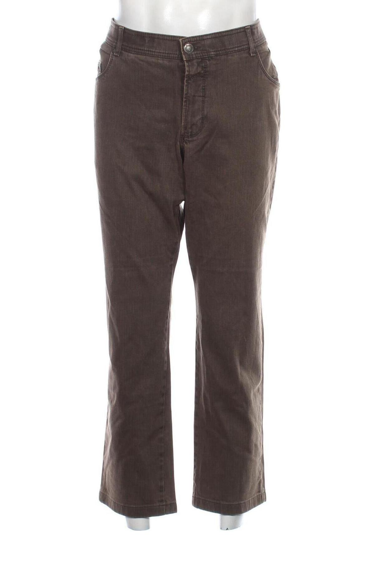 Мъжки дънки Eurex by Brax, Размер XL, Цвят Кафяв, Цена 29,25 лв.