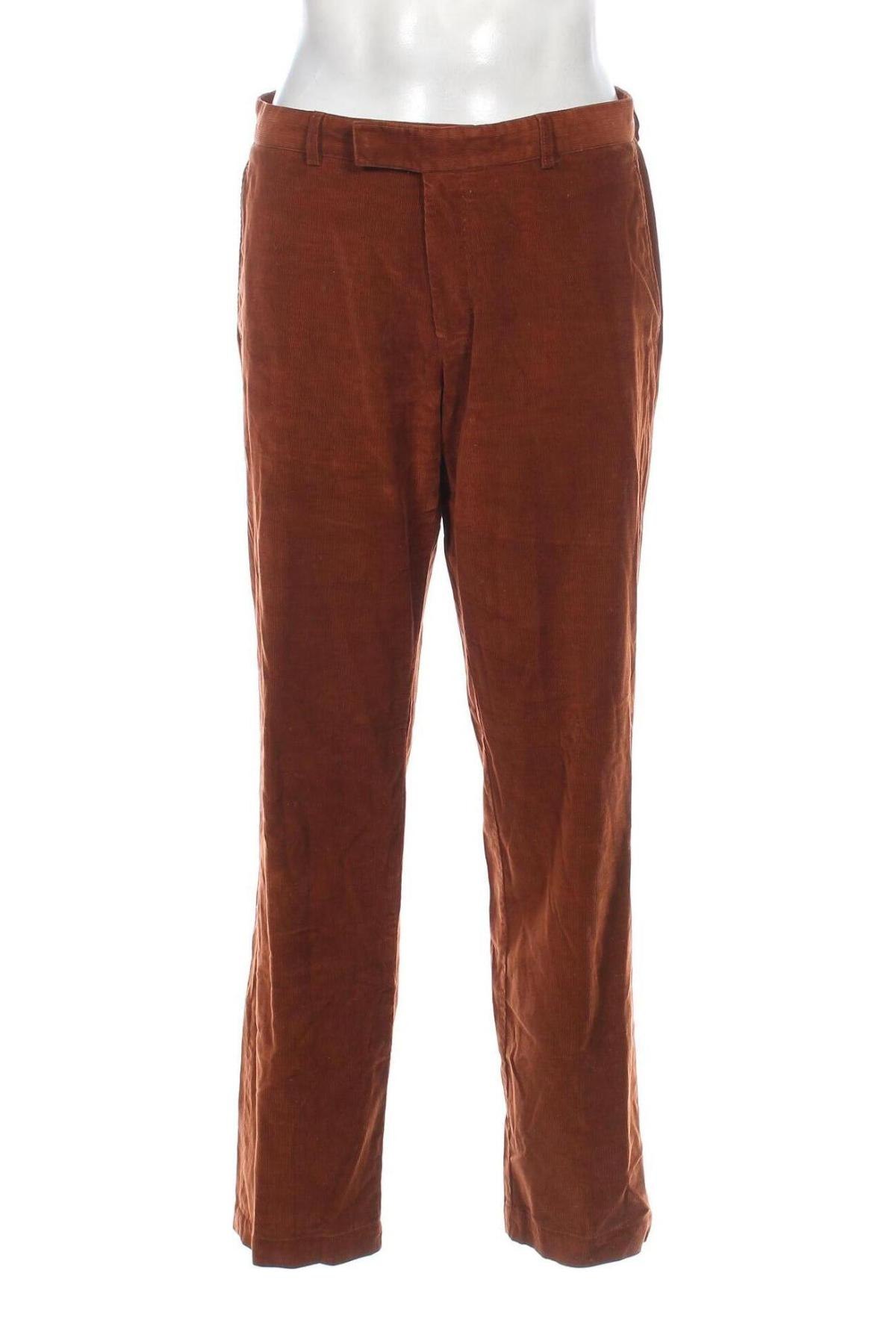 Ανδρικό κοτλέ παντελόνι BOSS, Μέγεθος L, Χρώμα Καφέ, Τιμή 32,20 €