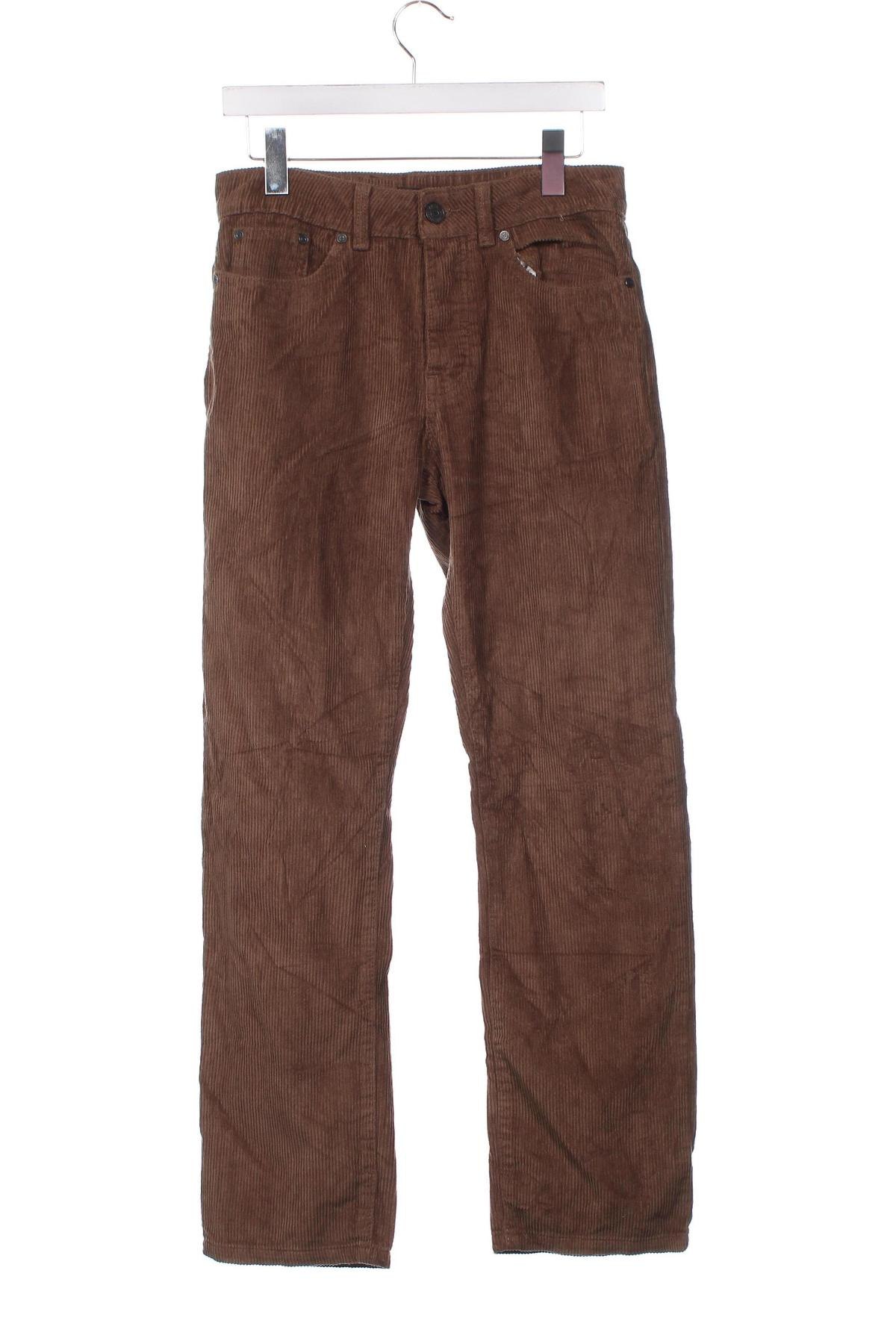Мъжки джинси Boohoo, Размер S, Цвят Кафяв, Цена 7,83 лв.