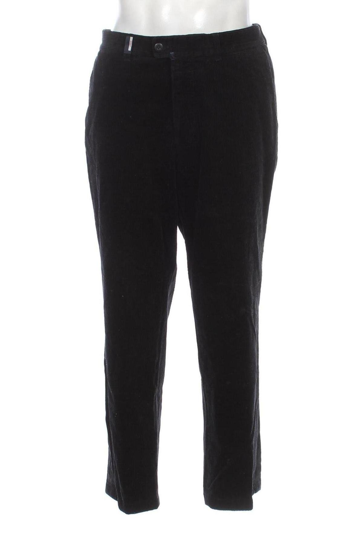 Pantaloni raiați de bărbați Brax, Mărime XL, Culoare Negru, Preț 32,63 Lei