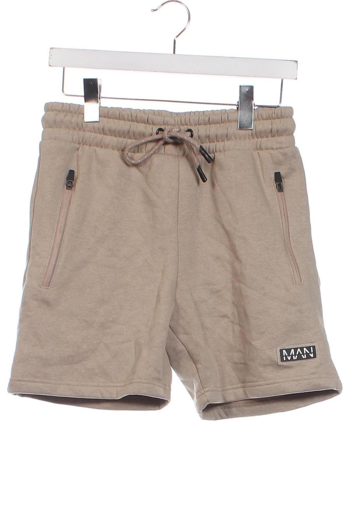 Ανδρικό κοντό παντελόνι Boohoo, Μέγεθος S, Χρώμα  Μπέζ, Τιμή 20,62 €