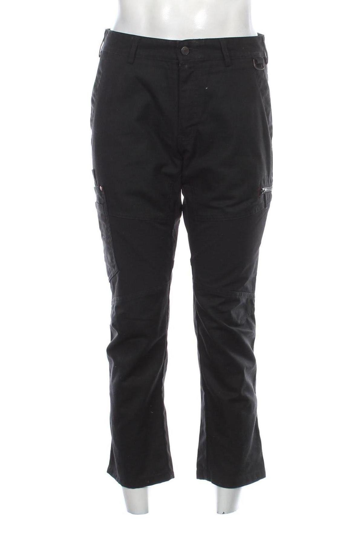 Ανδρικό παντελόνι, Μέγεθος M, Χρώμα Μαύρο, Τιμή 5,00 €