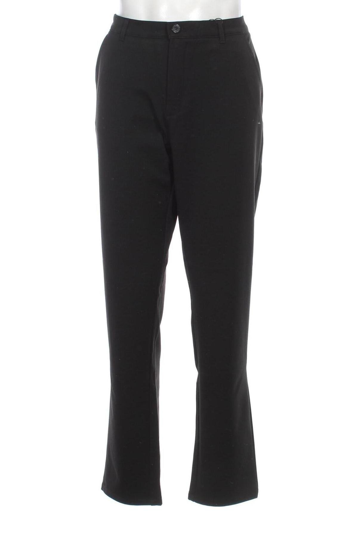 Мъжки панталон ! Solid, Размер L, Цвят Черен, Цена 32,55 лв.