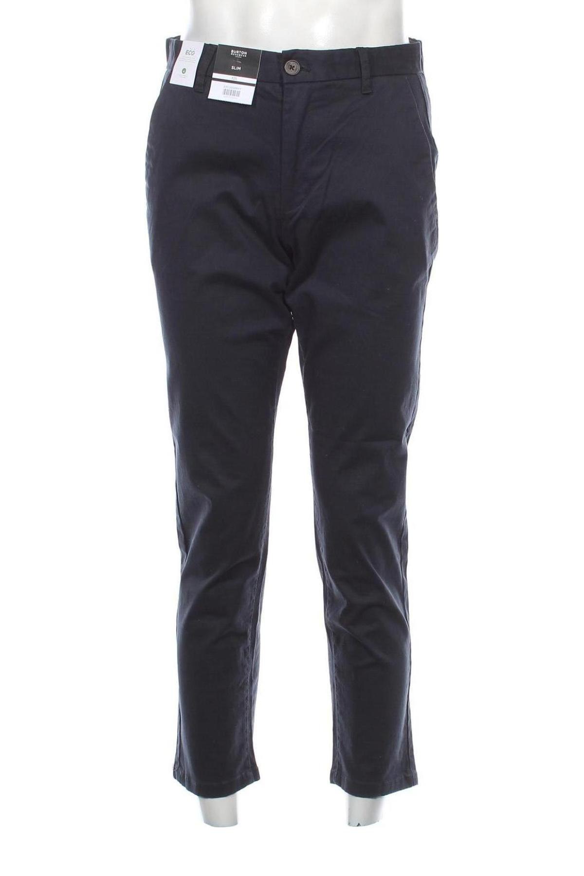 Мъжки панталон Burton of London, Размер M, Цвят Син, Цена 23,25 лв.