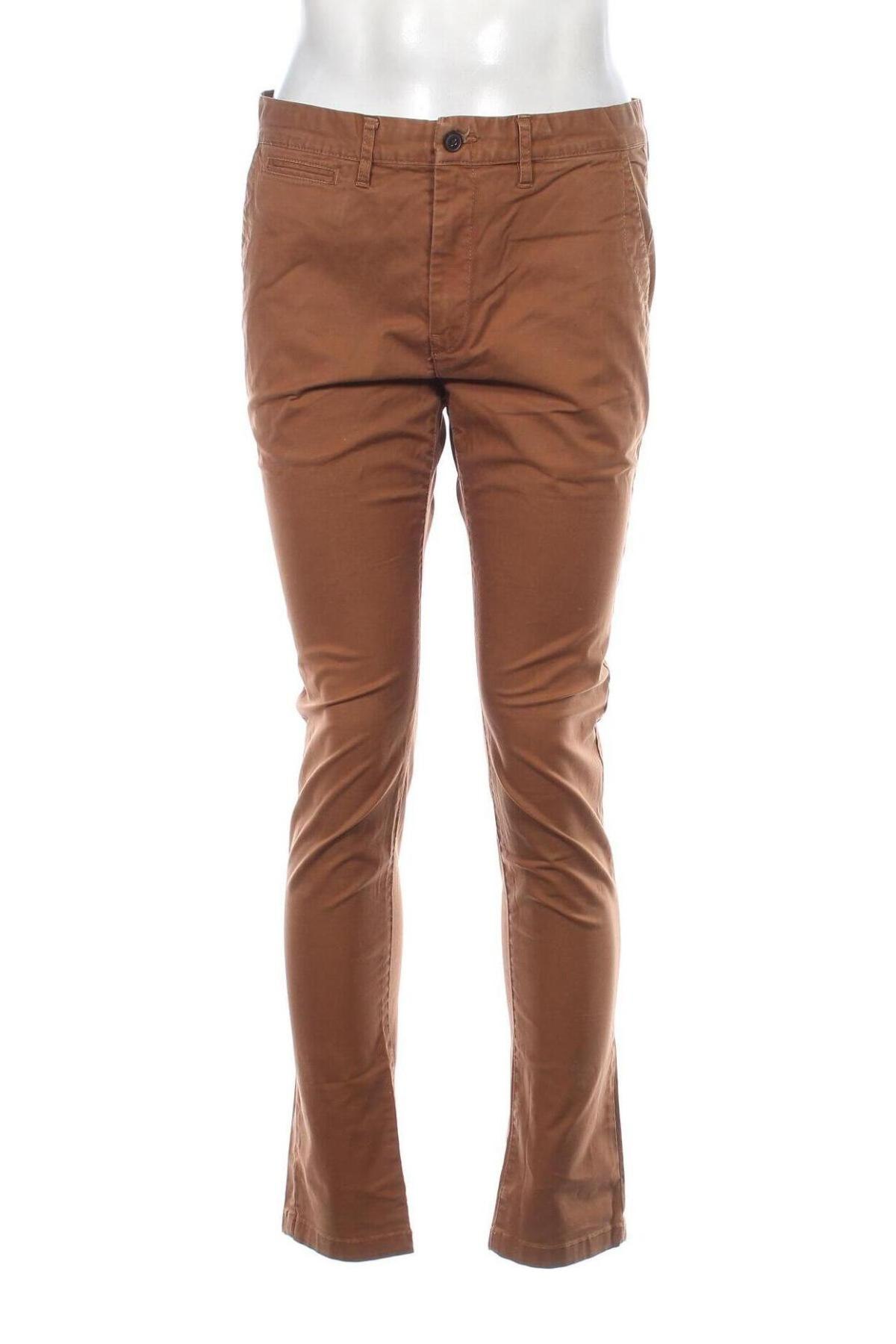 Мъжки панталон H&M L.O.G.G., Размер M, Цвят Кафяв, Цена 14,79 лв.