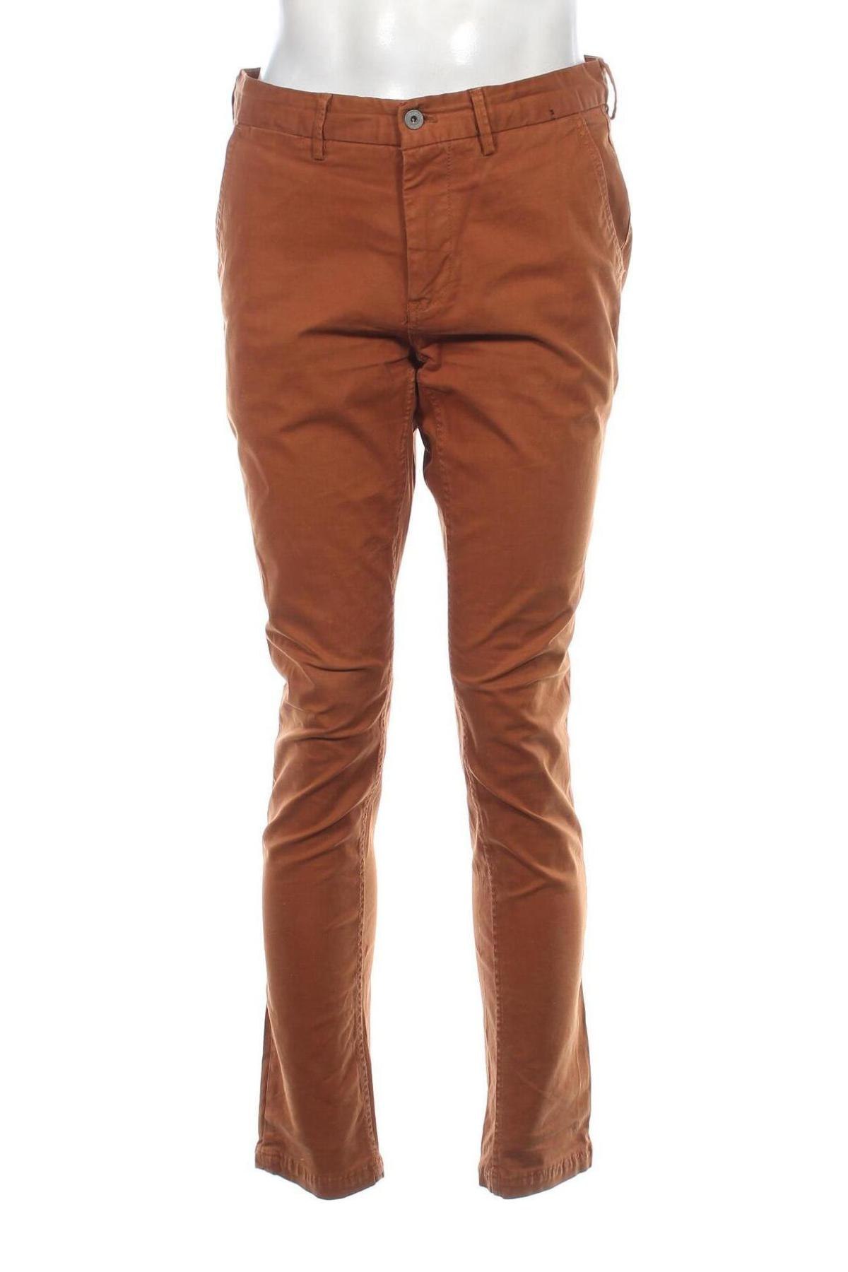 Ανδρικό παντελόνι Pull&Bear, Μέγεθος M, Χρώμα Καφέ, Τιμή 7,27 €