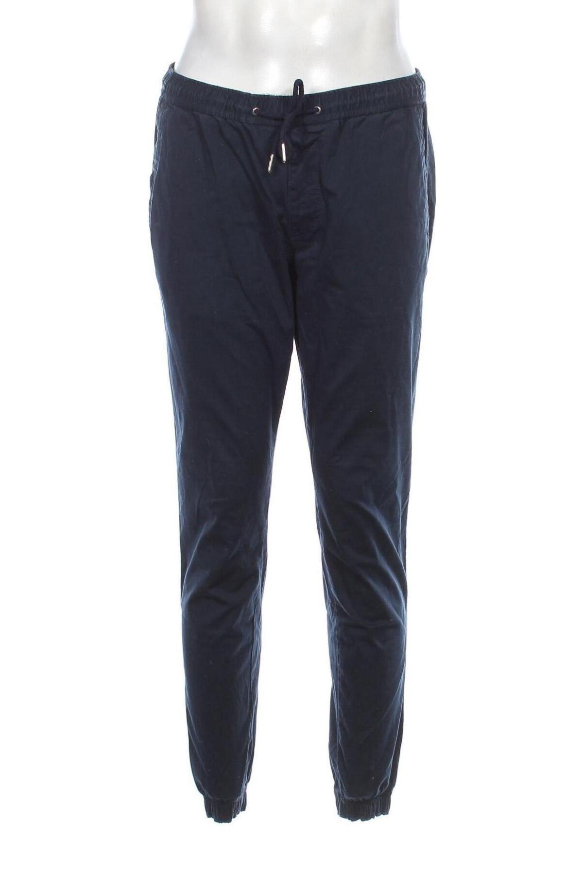 Pantaloni de bărbați Pull&Bear, Mărime L, Culoare Albastru, Preț 39,96 Lei