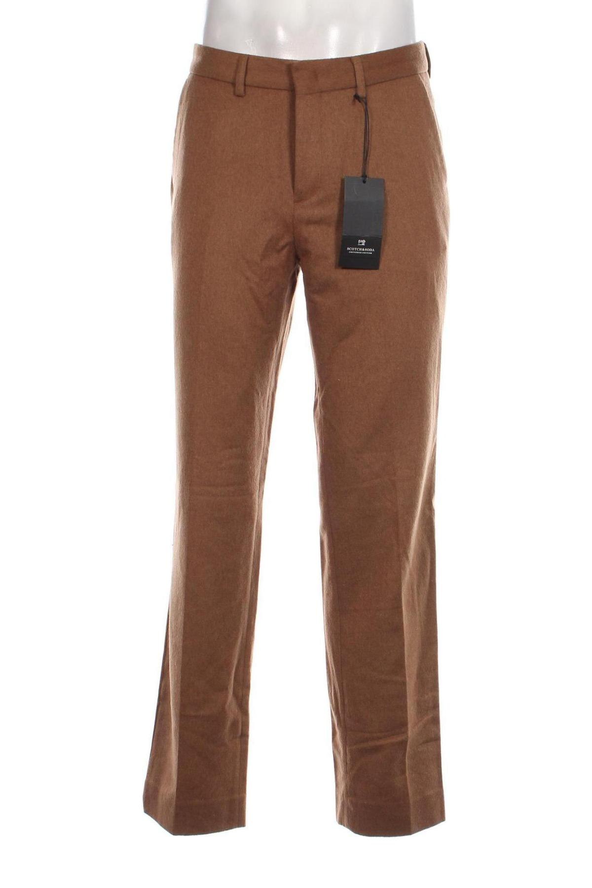 Pantaloni de bărbați Scotch & Soda, Mărime M, Culoare Maro, Preț 503,29 Lei