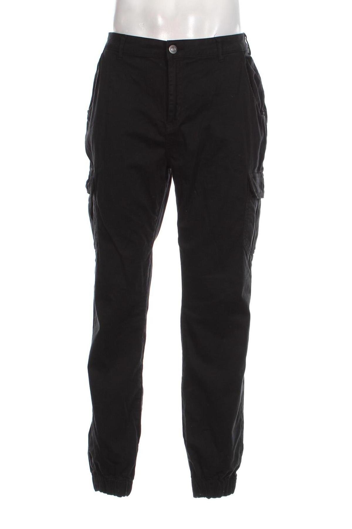 Pantaloni de bărbați Urban Classics, Mărime L, Culoare Negru, Preț 253,29 Lei