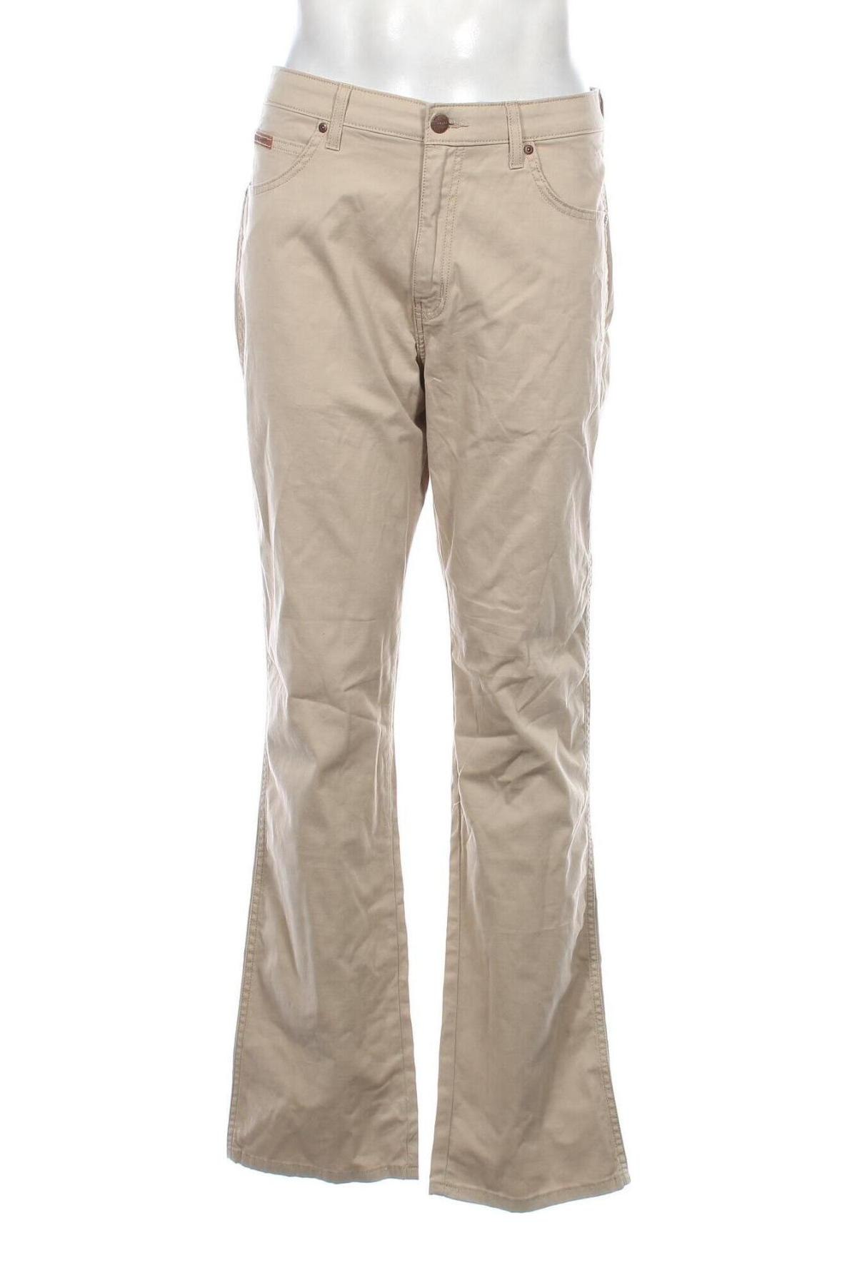 Herrenhose Wrangler, Größe L, Farbe Beige, Preis 13,80 €