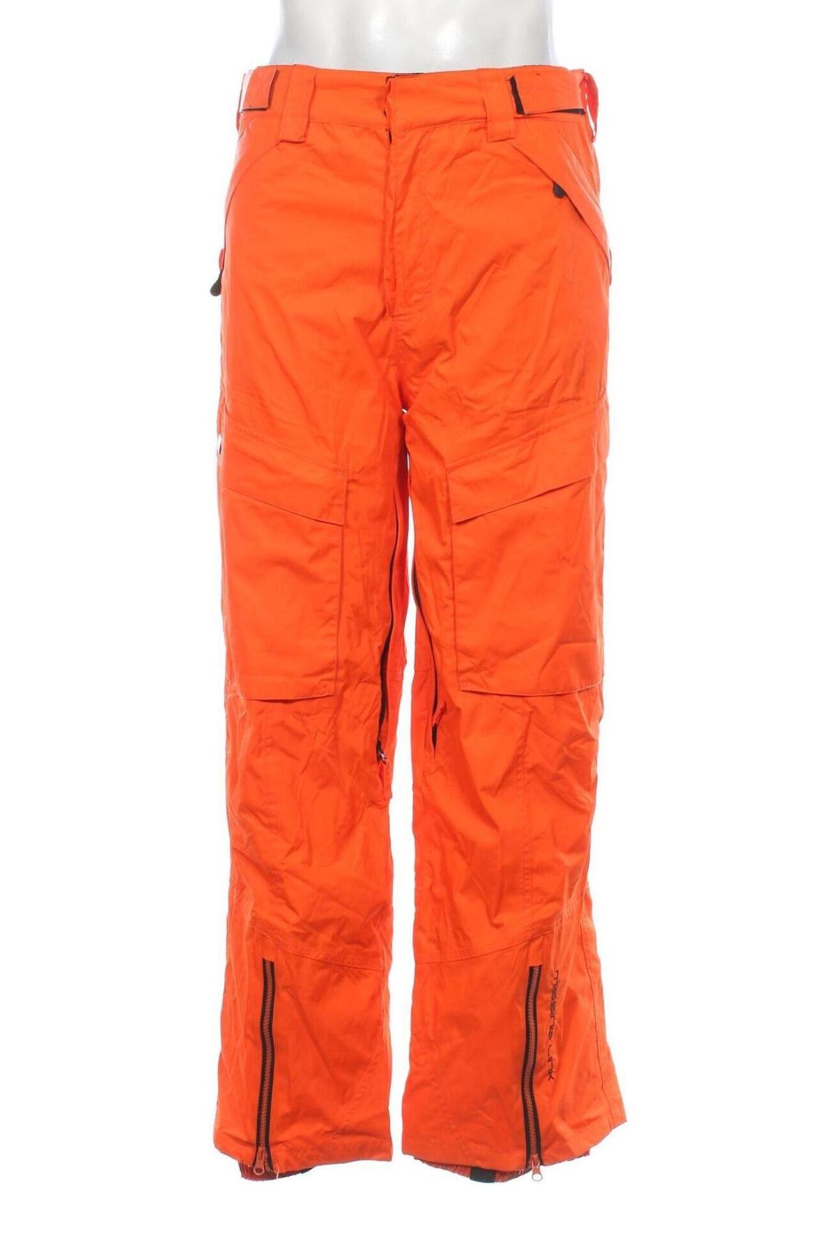 Pantaloni bărbătești pentru sporturi de iarnă Missing Link, Mărime M, Culoare Portocaliu, Preț 138,16 Lei