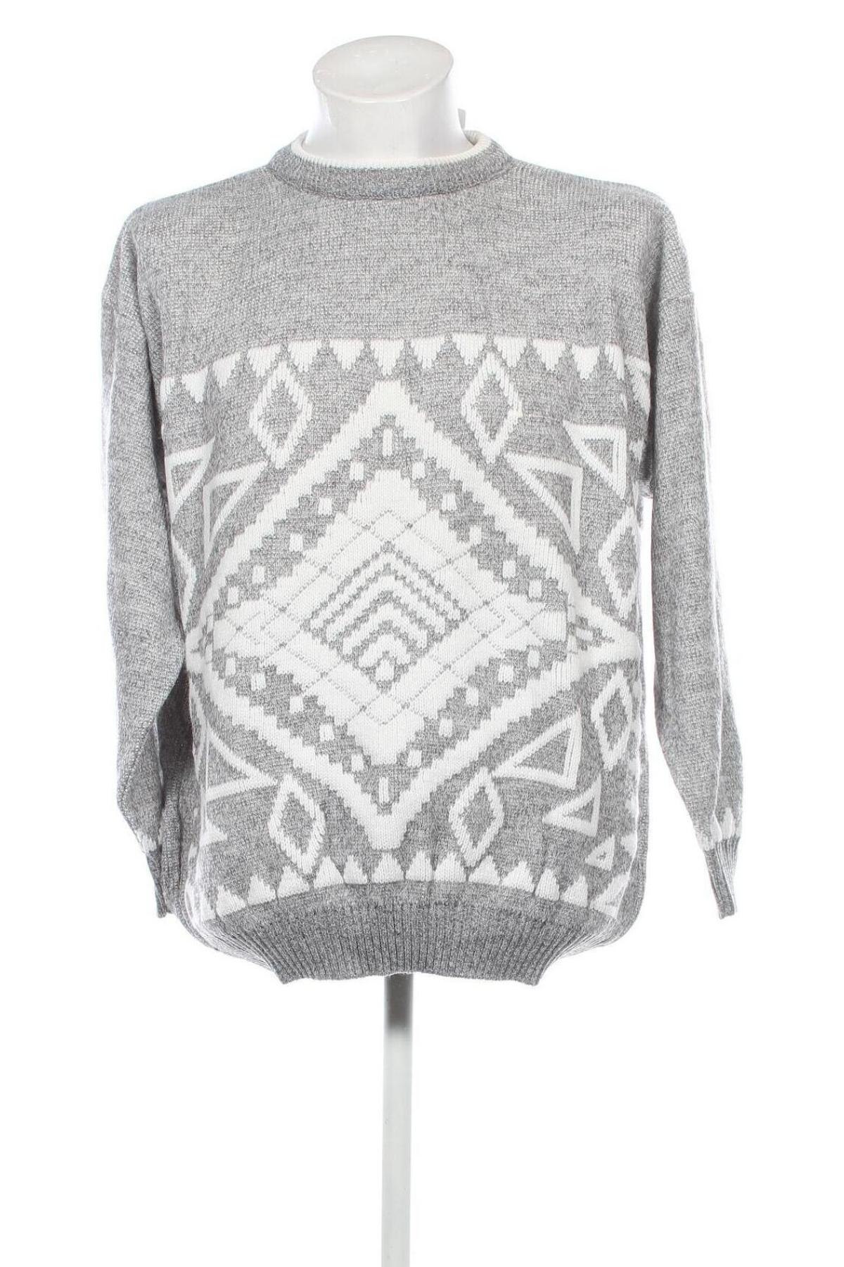 Ανδρικό πουλόβερ, Μέγεθος L, Χρώμα Γκρί, Τιμή 8,79 €