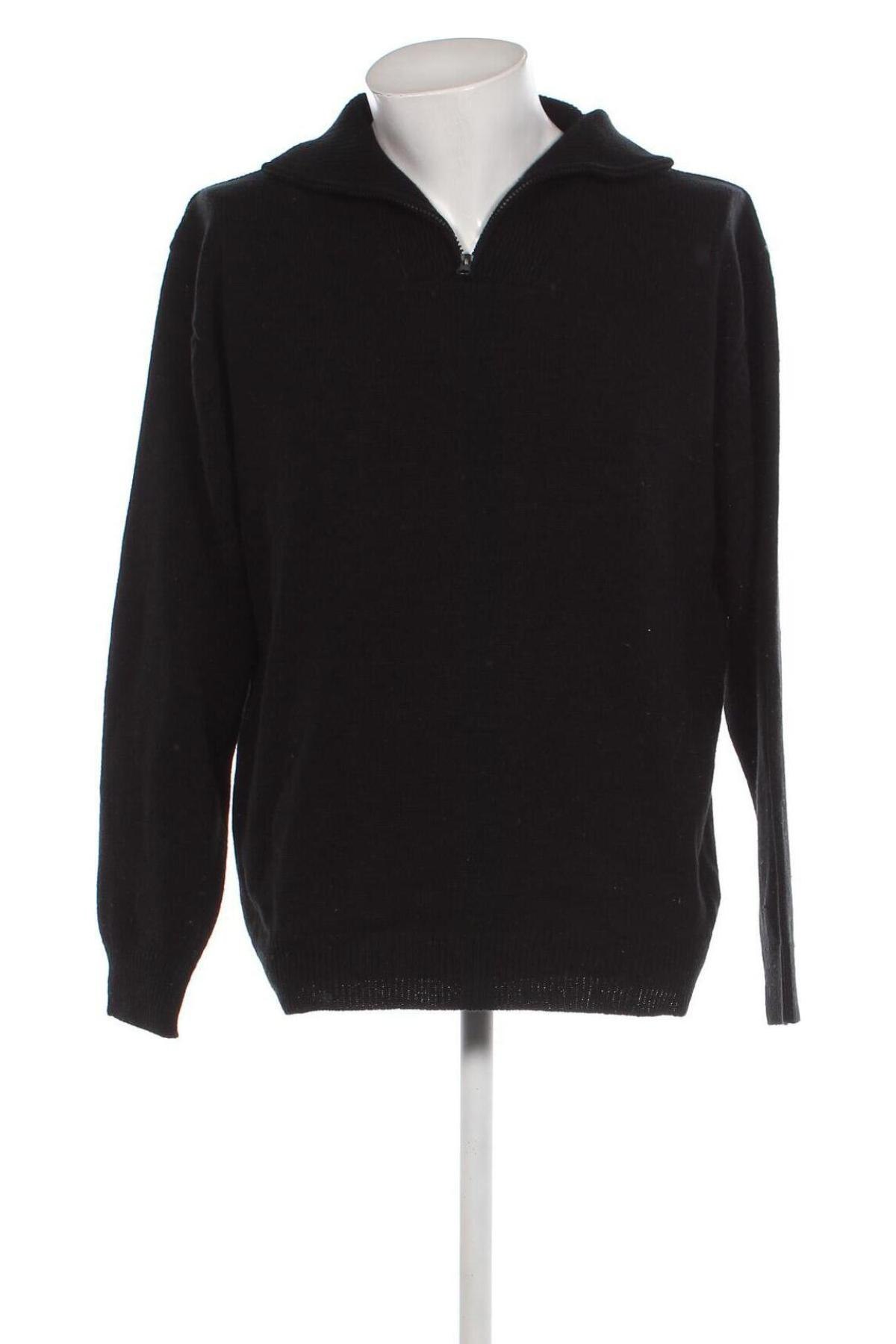 Ανδρικό πουλόβερ, Μέγεθος L, Χρώμα Μαύρο, Τιμή 8,79 €