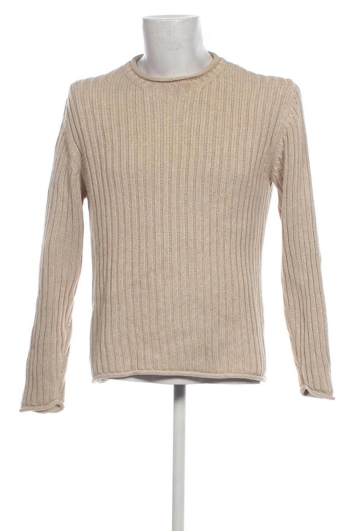 Ανδρικό πουλόβερ, Μέγεθος M, Χρώμα Εκρού, Τιμή 6,10 €