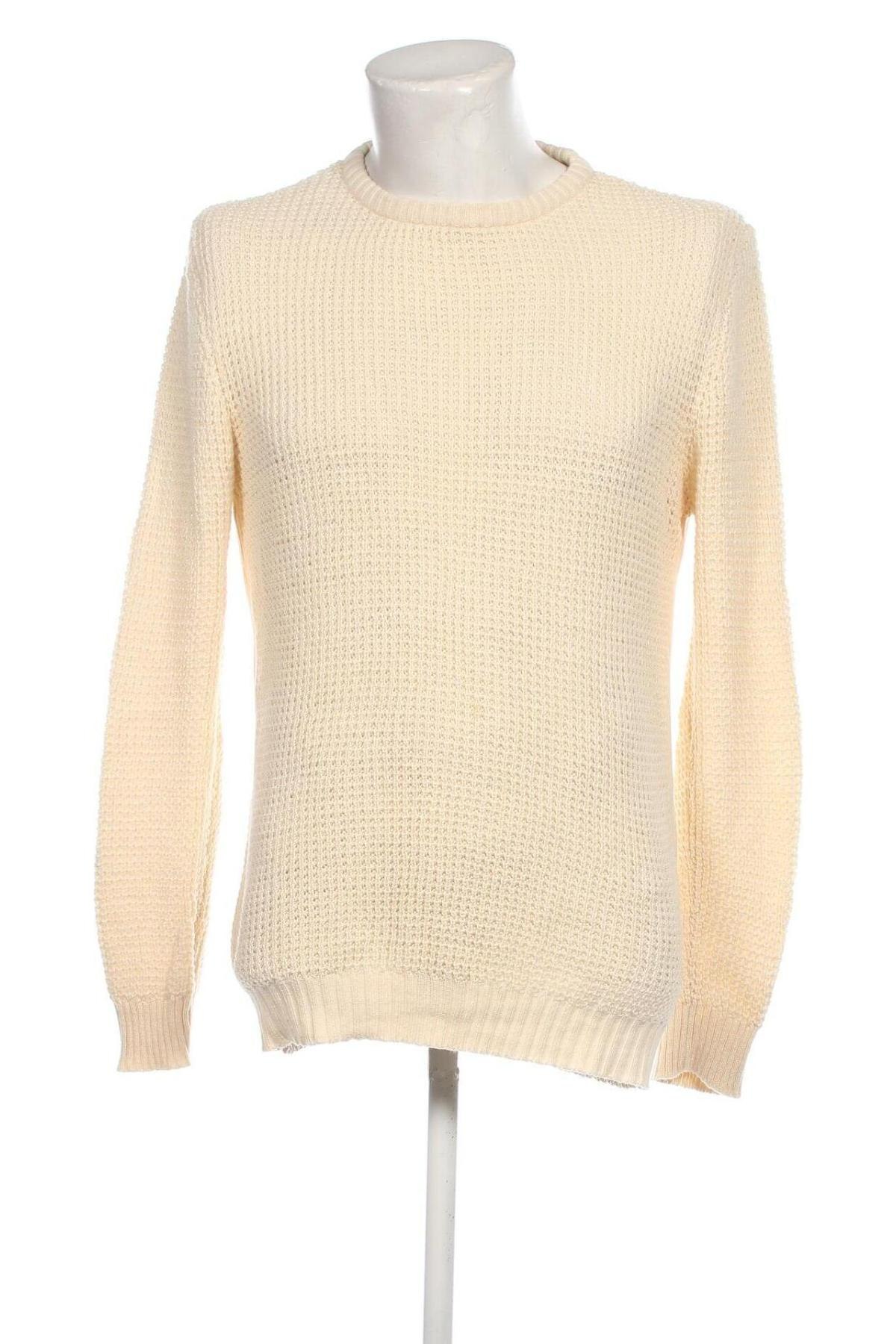 Ανδρικό πουλόβερ, Μέγεθος L, Χρώμα Εκρού, Τιμή 6,64 €