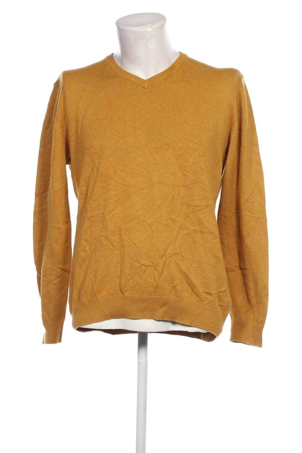 Ανδρικό πουλόβερ, Μέγεθος L, Χρώμα Κίτρινο, Τιμή 7,18 €