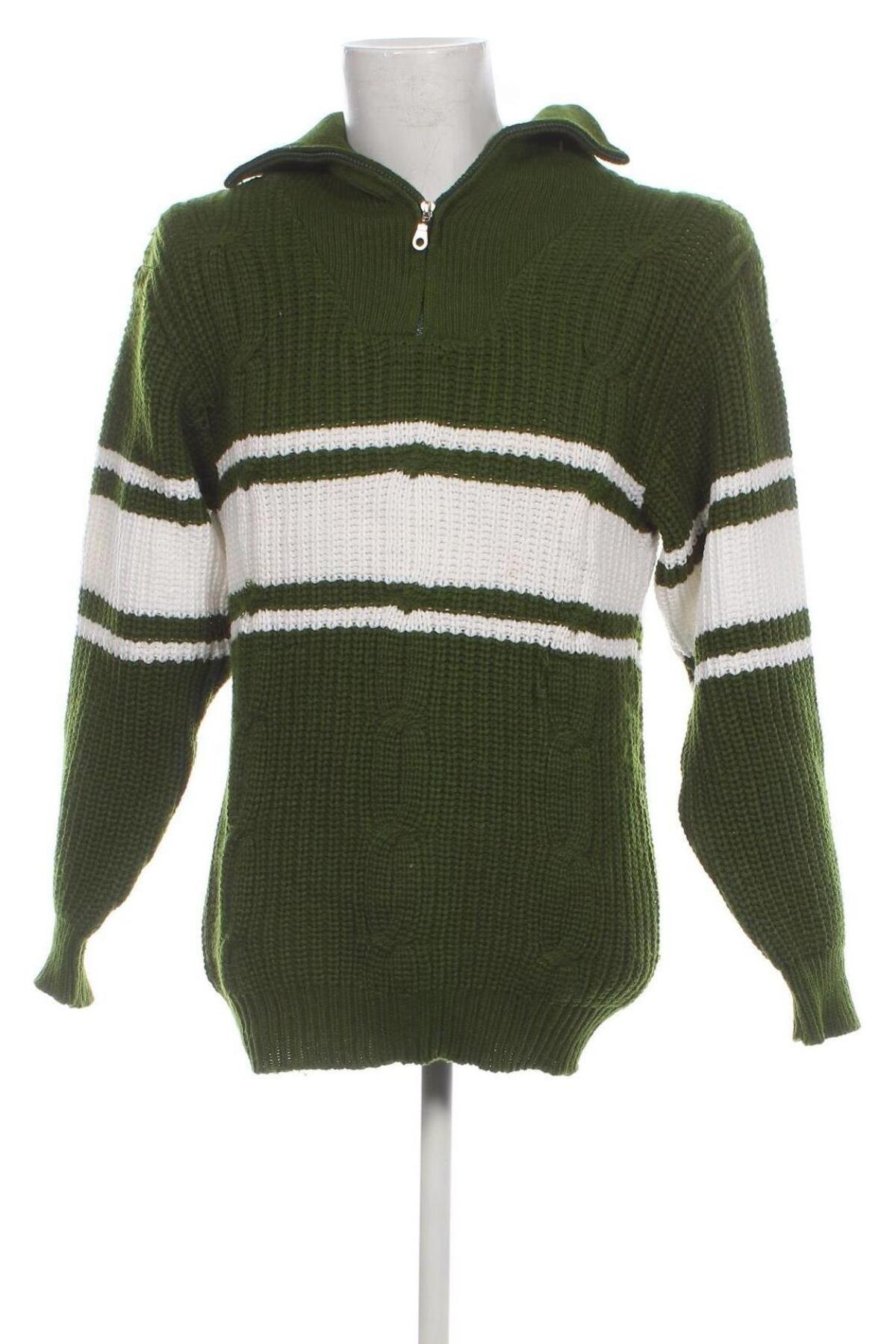 Мъжки пуловер, Размер XL, Цвят Зелен, Цена 10,73 лв.
