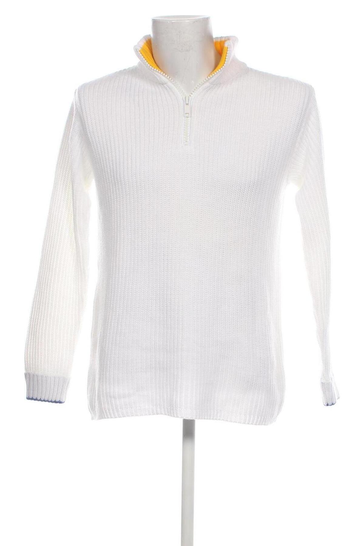 Мъжки пуловер, Размер M, Цвят Бял, Цена 10,73 лв.