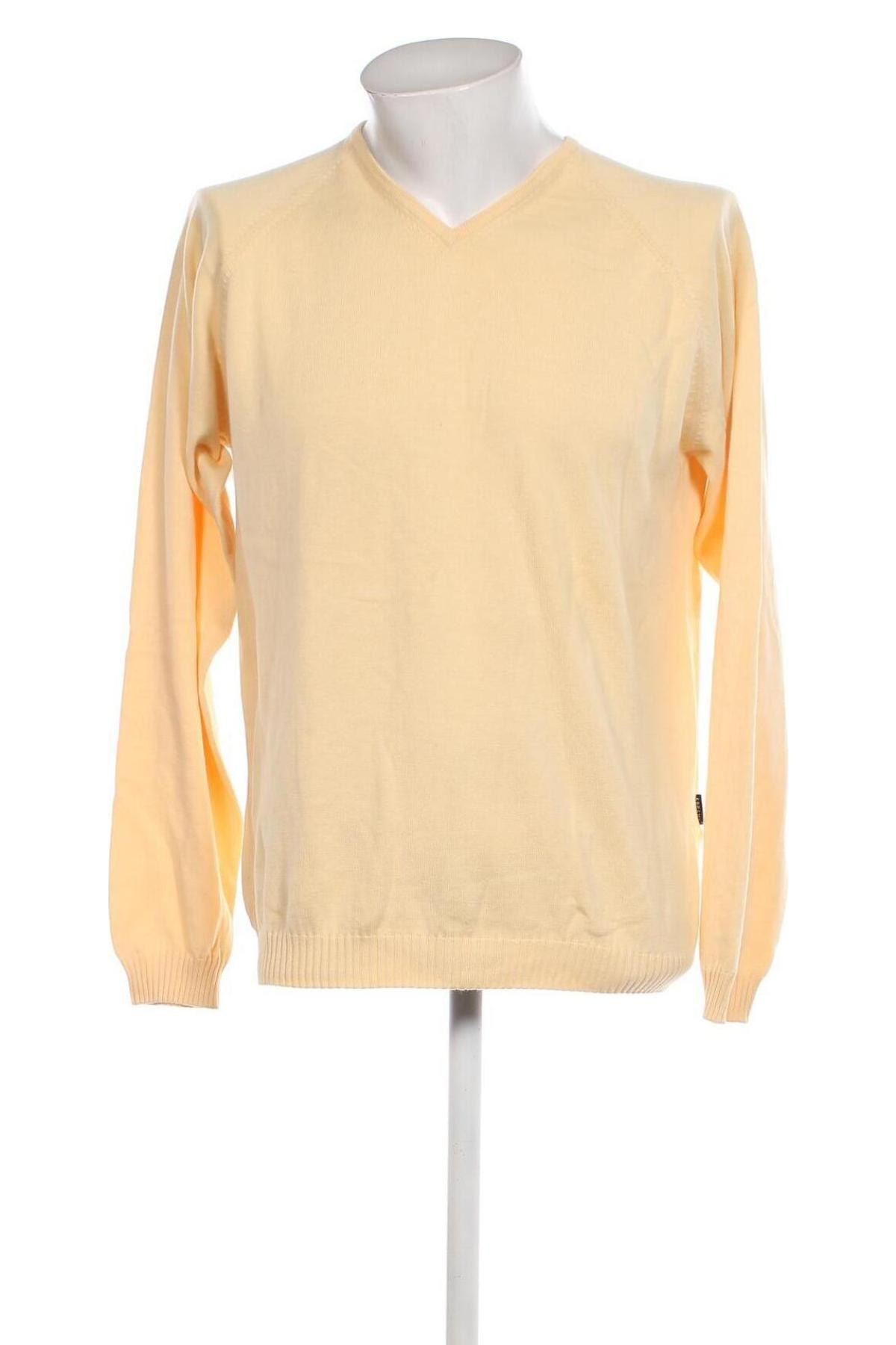 Ανδρικό πουλόβερ Abrams, Μέγεθος S, Χρώμα Κίτρινο, Τιμή 5,92 €