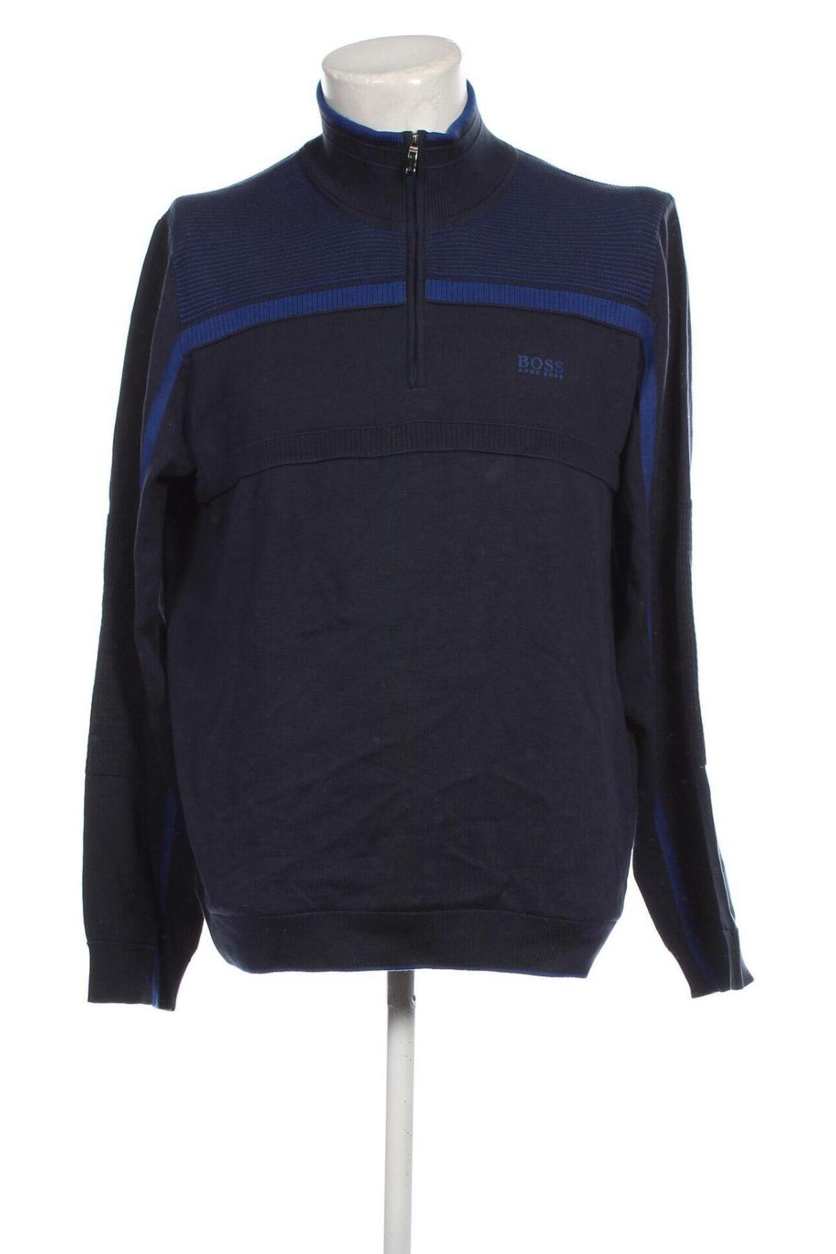 Pánsky sveter  BOSS, Veľkosť XL, Farba Modrá, Cena  54,38 €