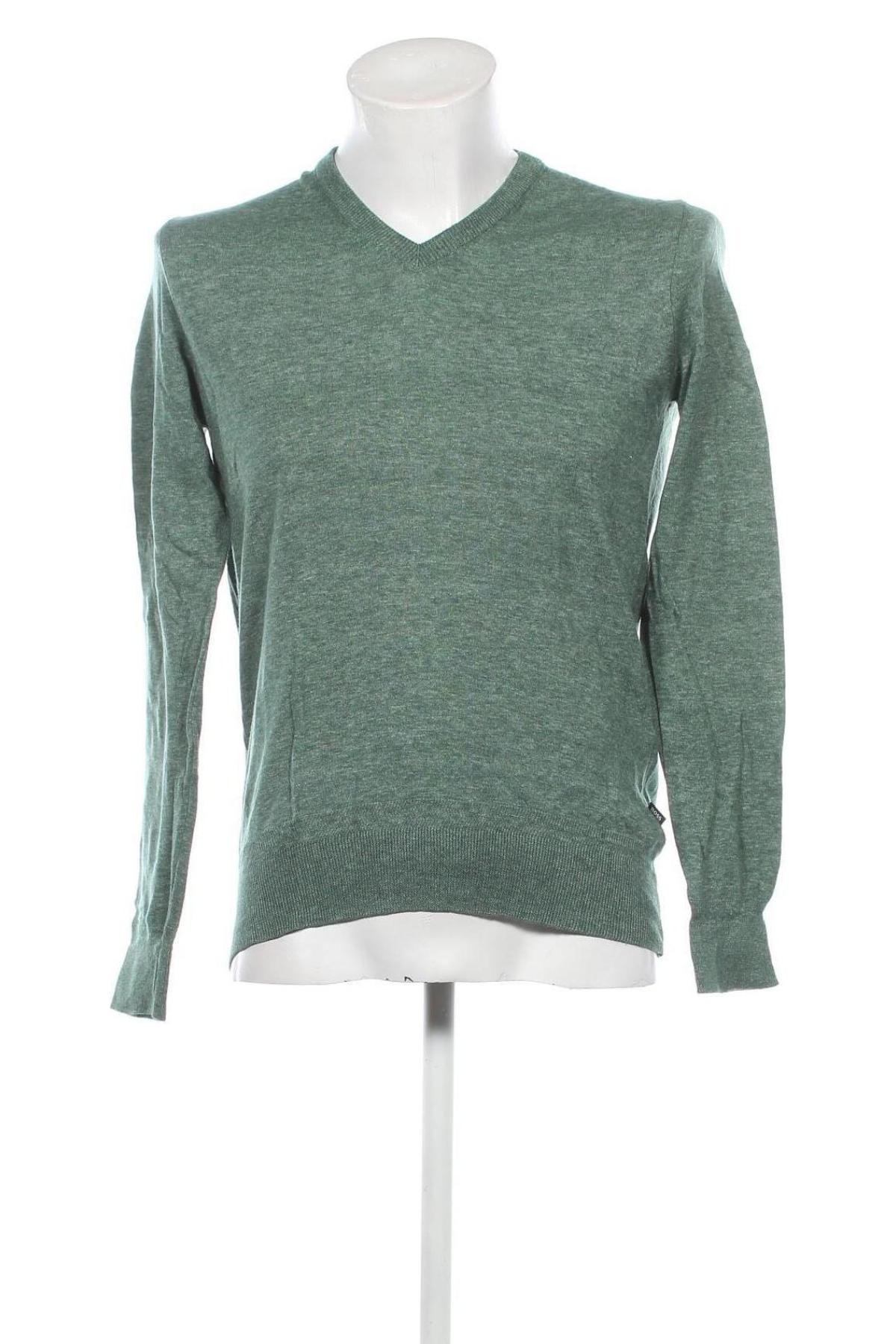 Ανδρικό πουλόβερ BOSS, Μέγεθος S, Χρώμα Πράσινο, Τιμή 52,54 €
