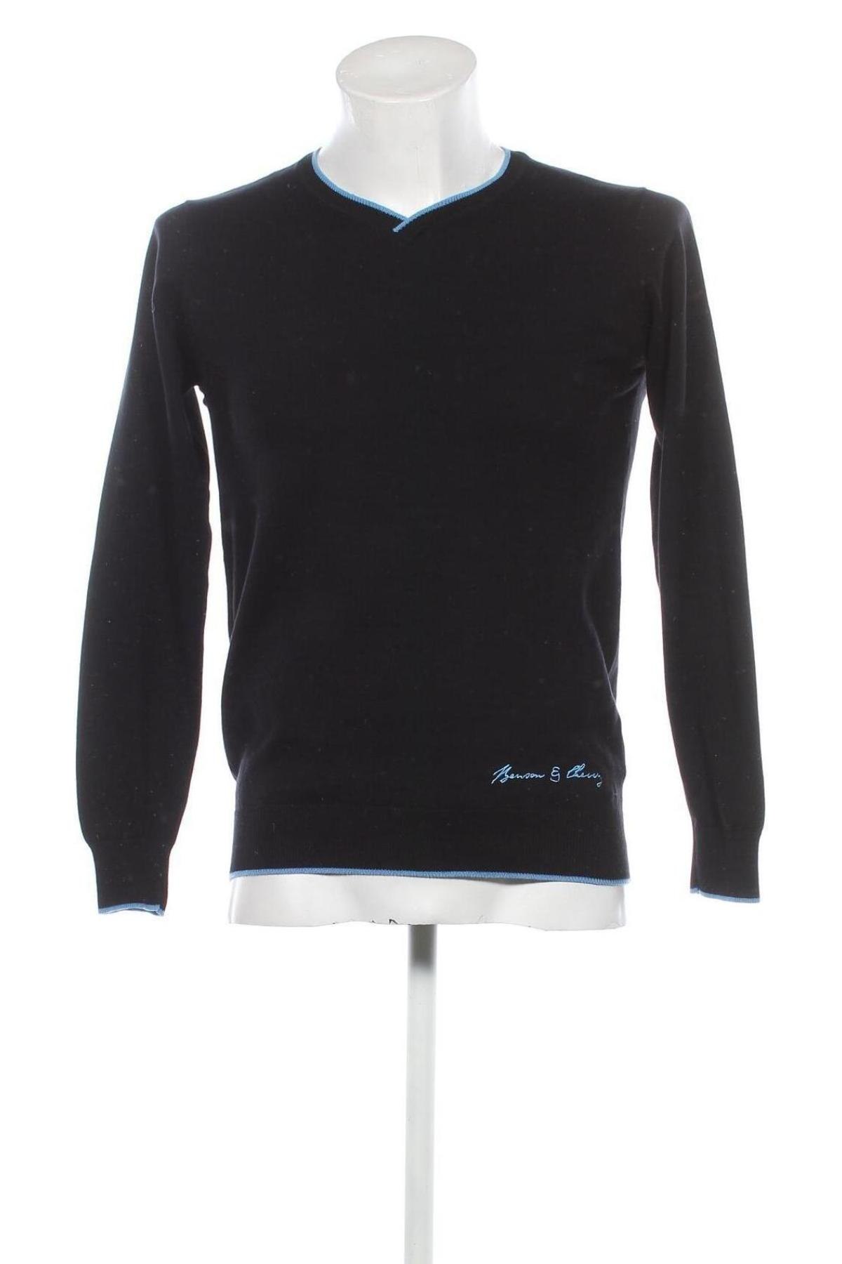 Herrenpullover Benson & Cherry, Größe S, Farbe Schwarz, Preis 5,95 €