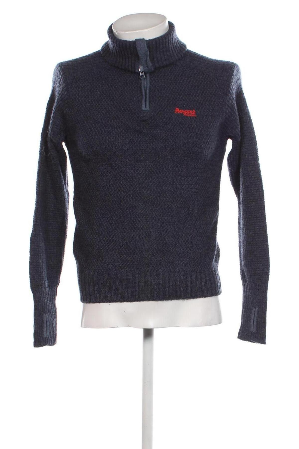 Herrenpullover Bergans of Norway, Größe S, Farbe Blau, Preis € 26,72