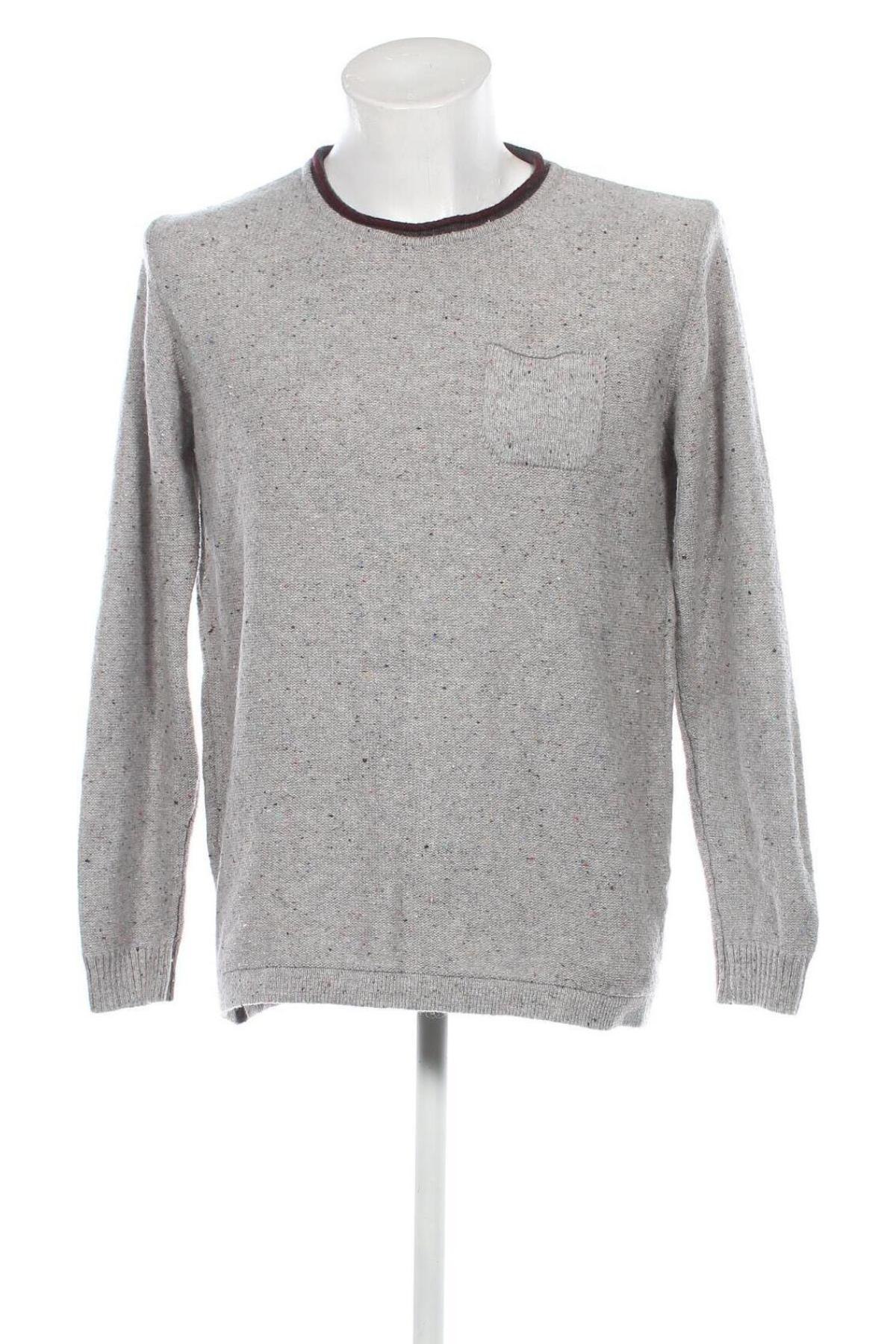 Мъжки пуловер Berto Lucci, Размер XL, Цвят Сив, Цена 16,13 лв.