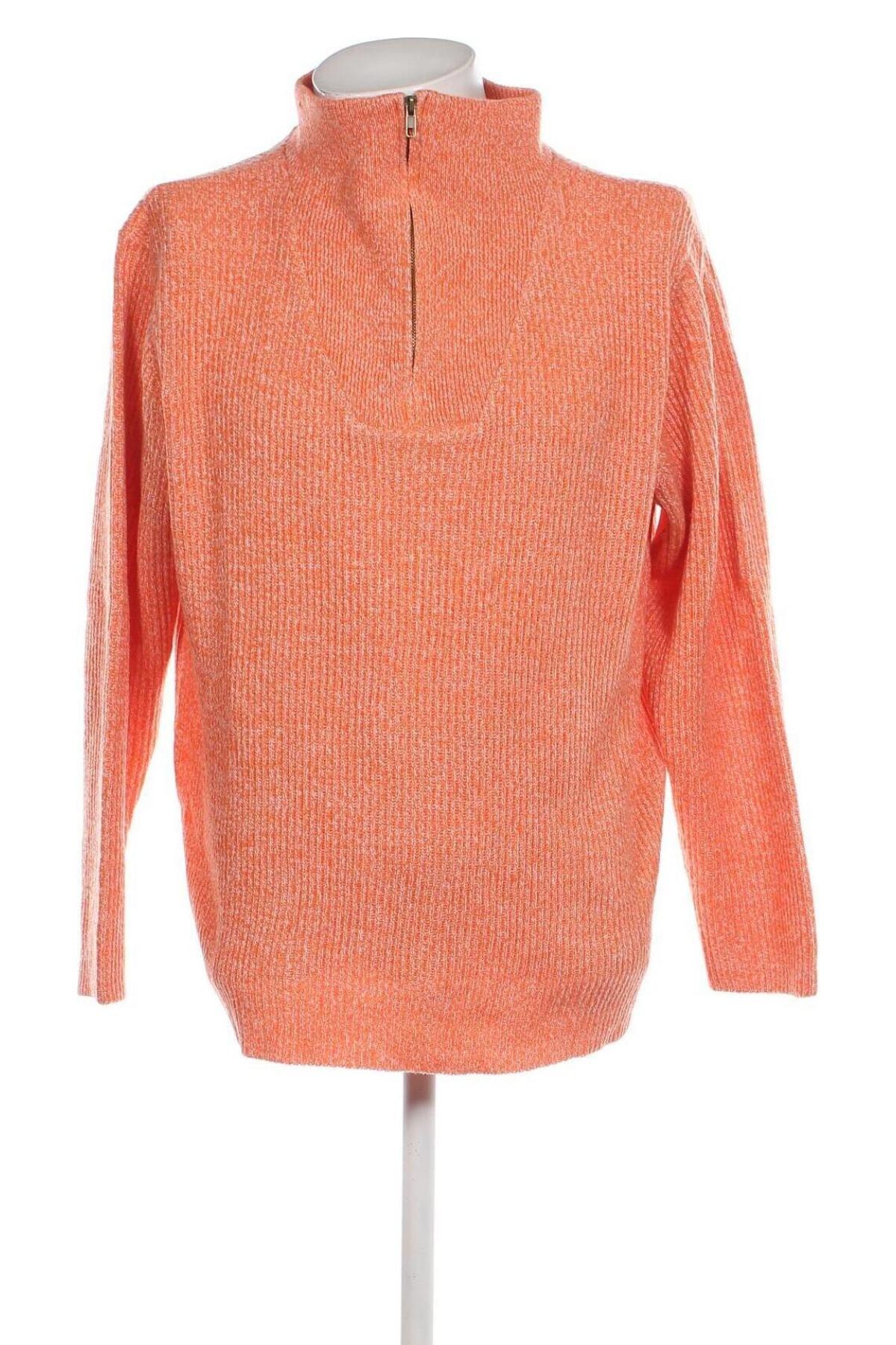 Мъжки пуловер Bpc Bonprix Collection, Размер L, Цвят Оранжев, Цена 10,73 лв.