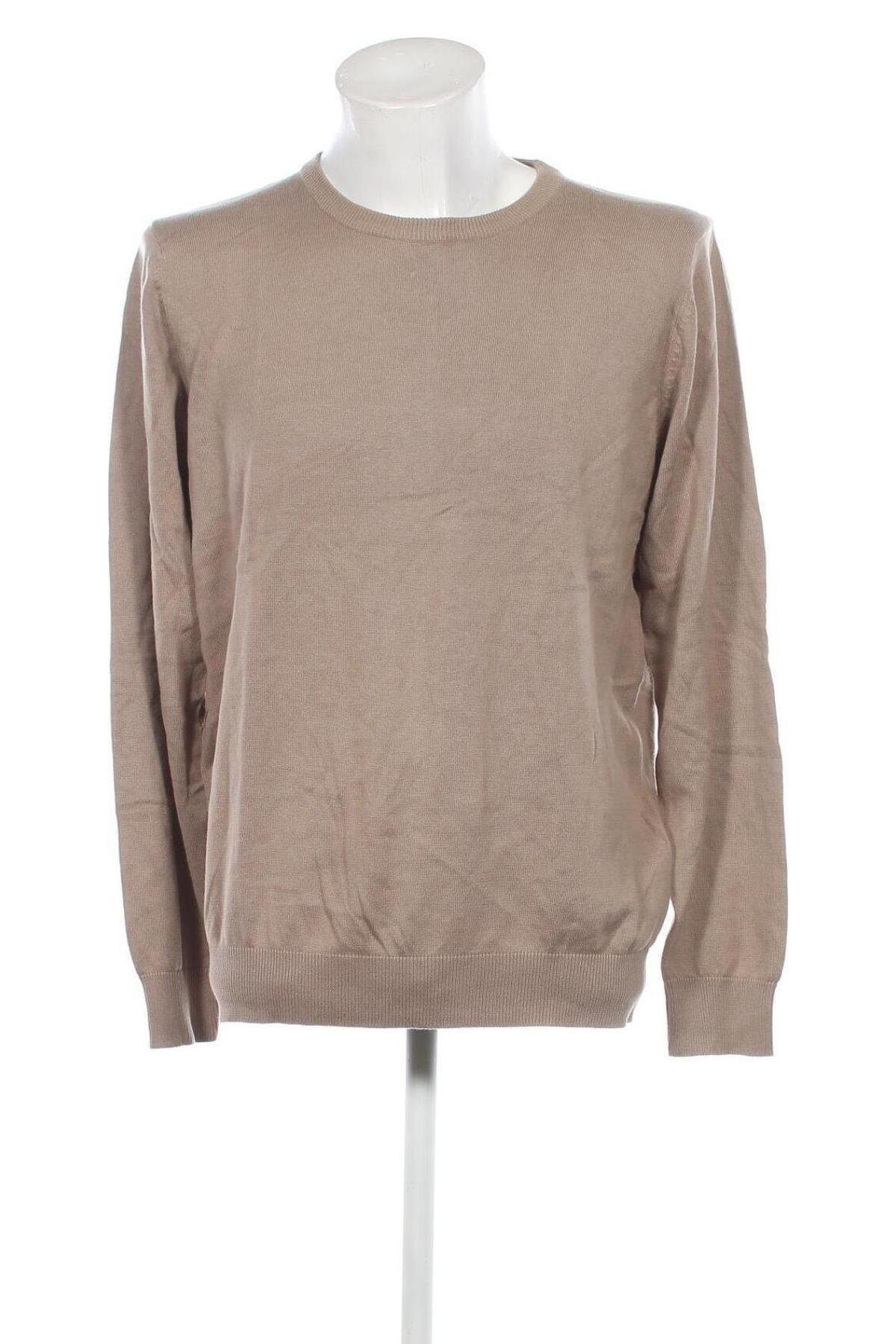 Herrenpullover Camargue, Größe XXL, Farbe Beige, Preis 32,01 €