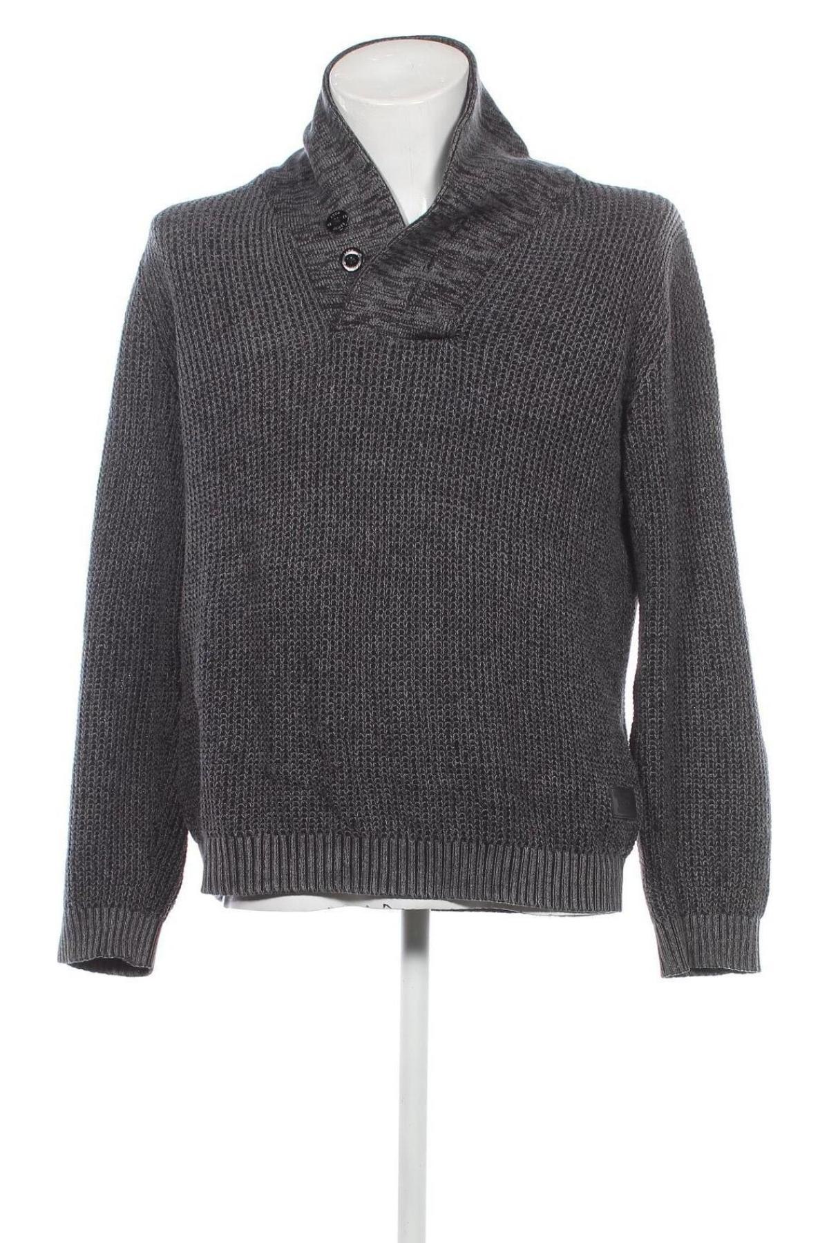 Мъжки пуловер Core By Jack & Jones, Размер L, Цвят Сив, Цена 13,60 лв.