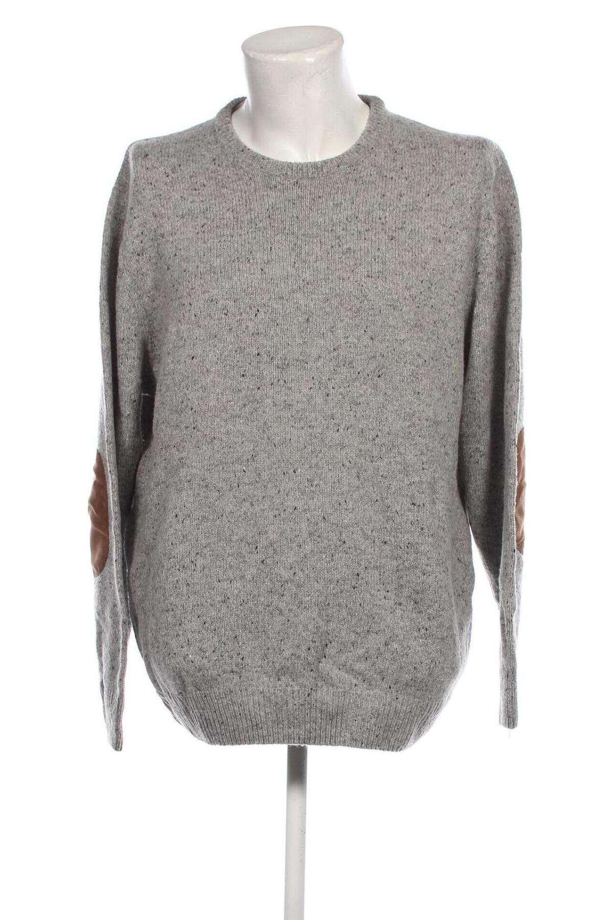 Мъжки пуловер Dressmann, Размер XXL, Цвят Сив, Цена 12,58 лв.