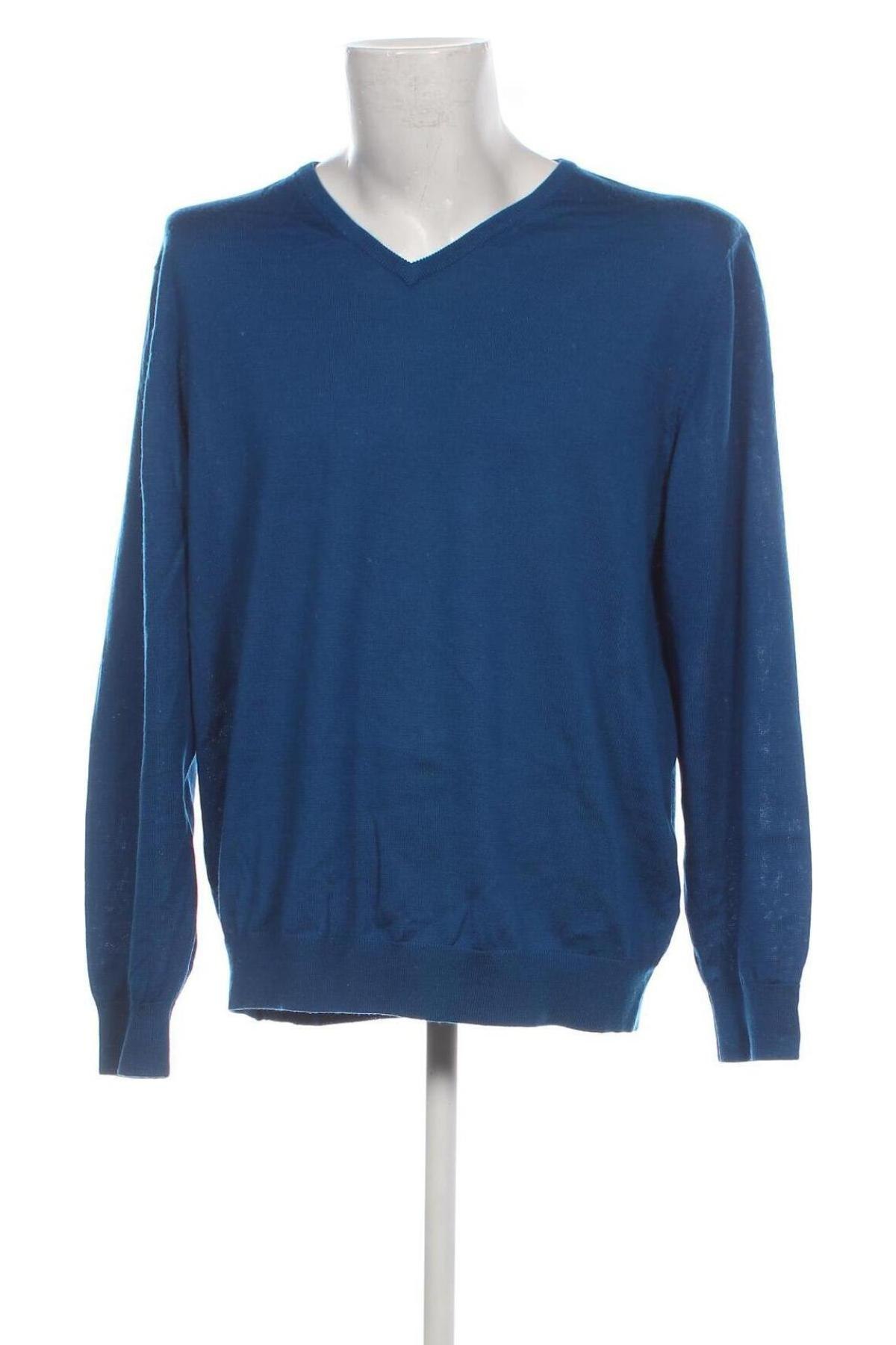 Мъжки пуловер Dressmann, Размер 3XL, Цвят Син, Цена 15,30 лв.